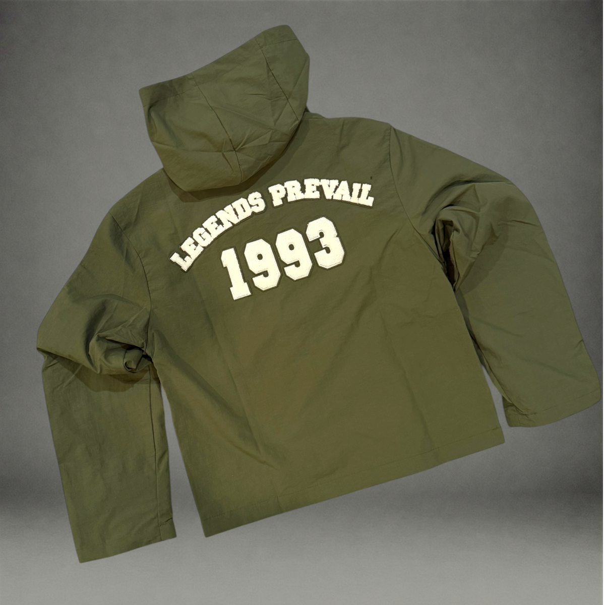 Prevail - Classic Patch Windbreaker Set - Olive - 1993