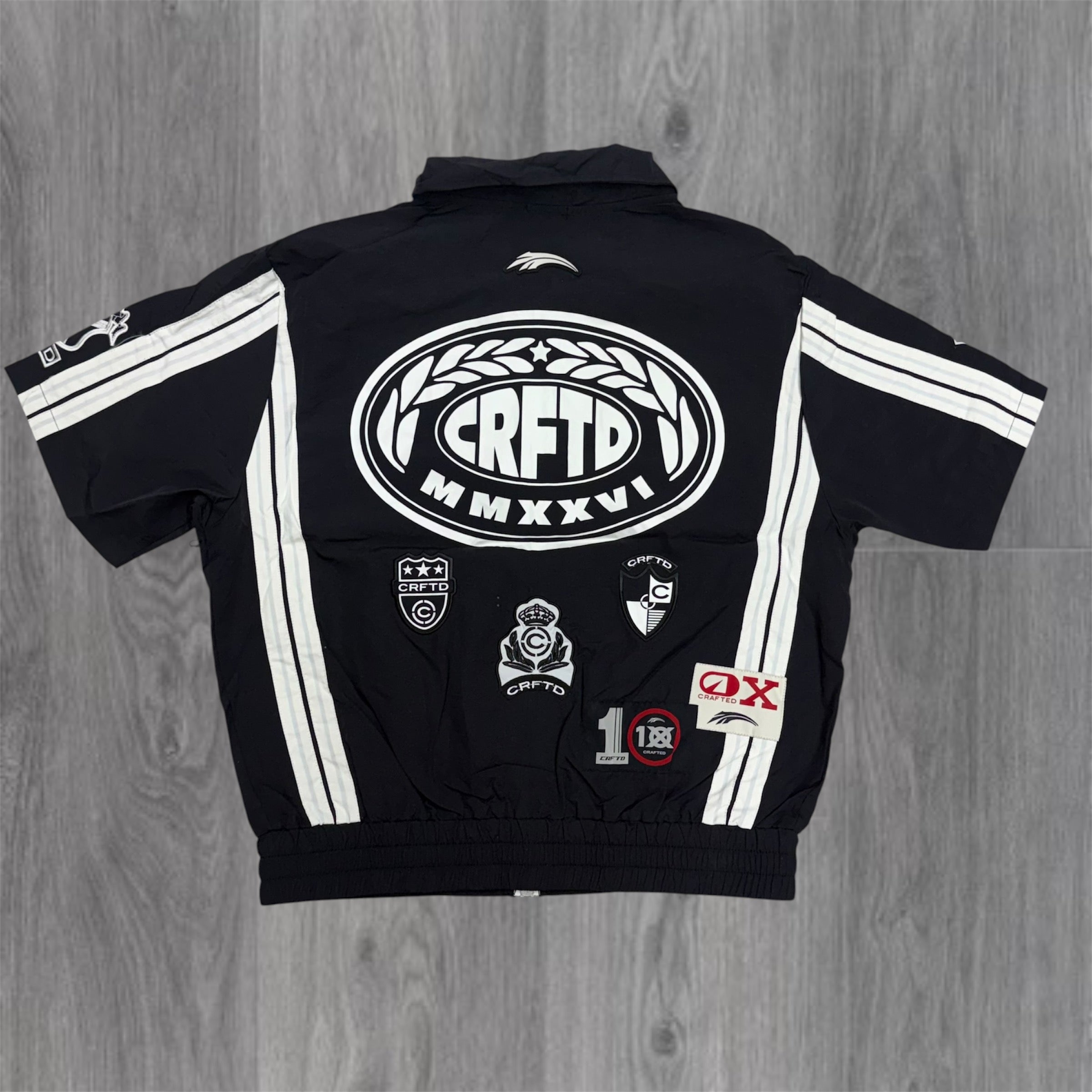 Crafted - WindBreaker Short Set - Black 573 574