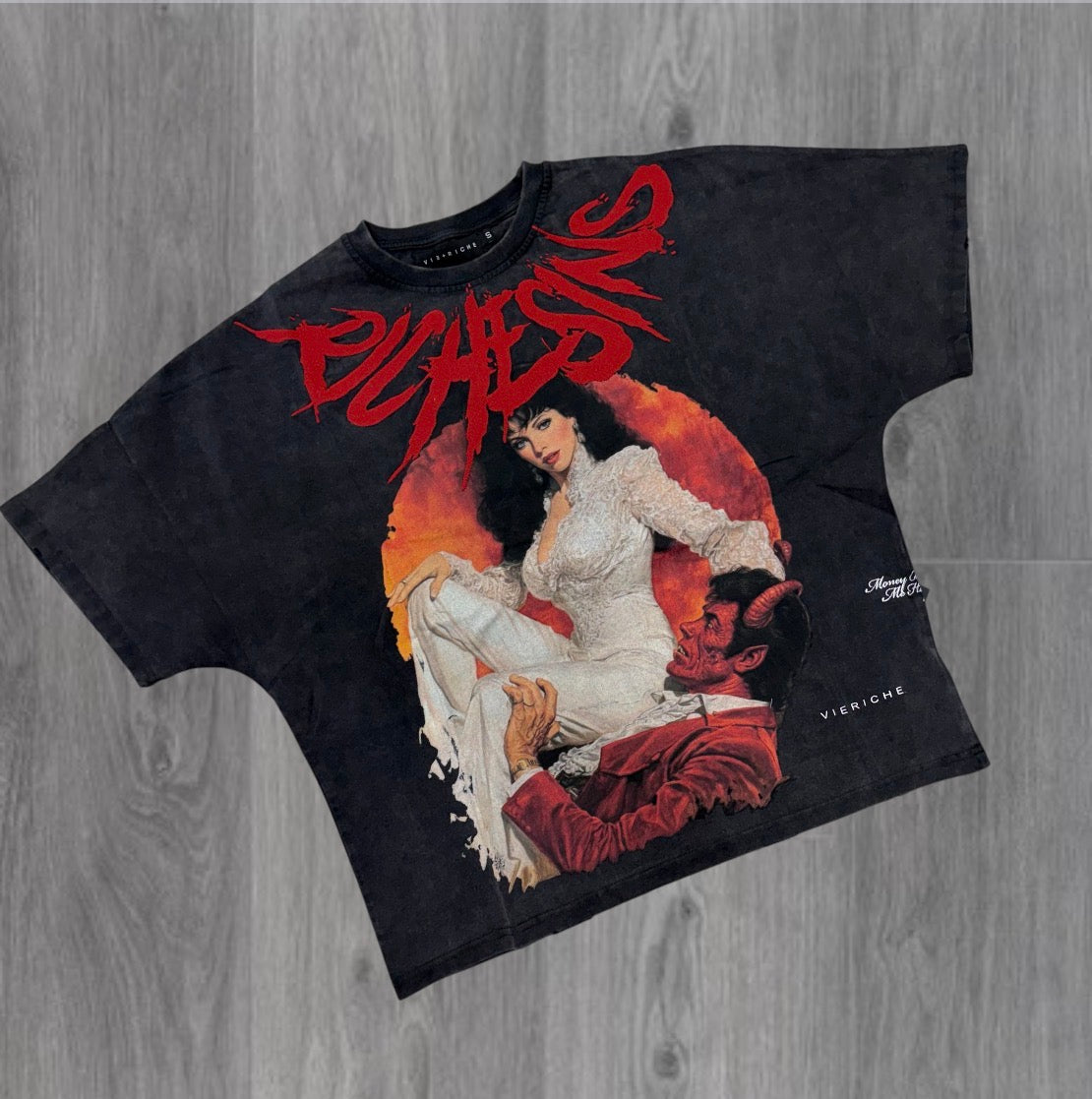 VR -Rich Angel T-shirt - Black 2033