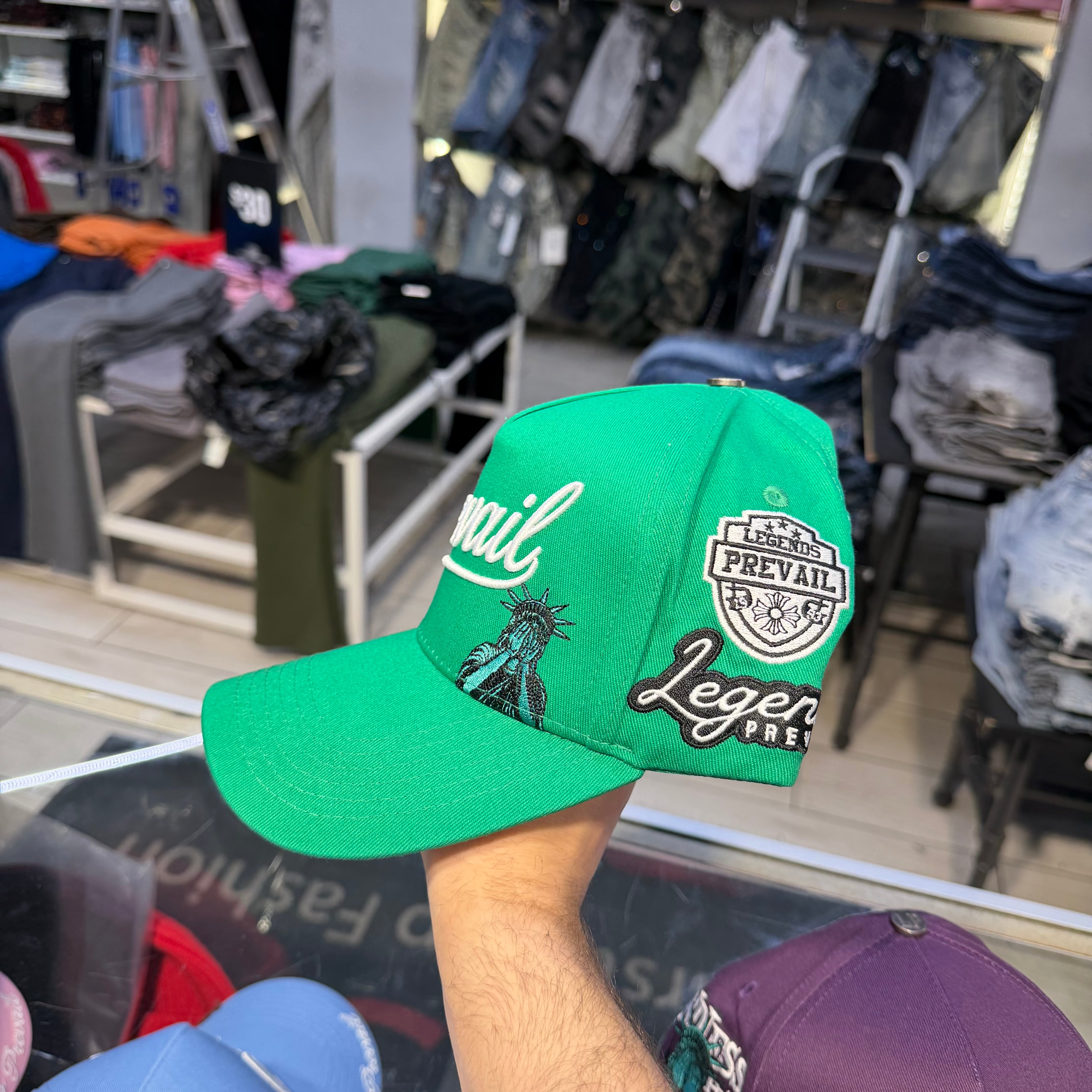 Prevail - Patch Trucker Hat - Green