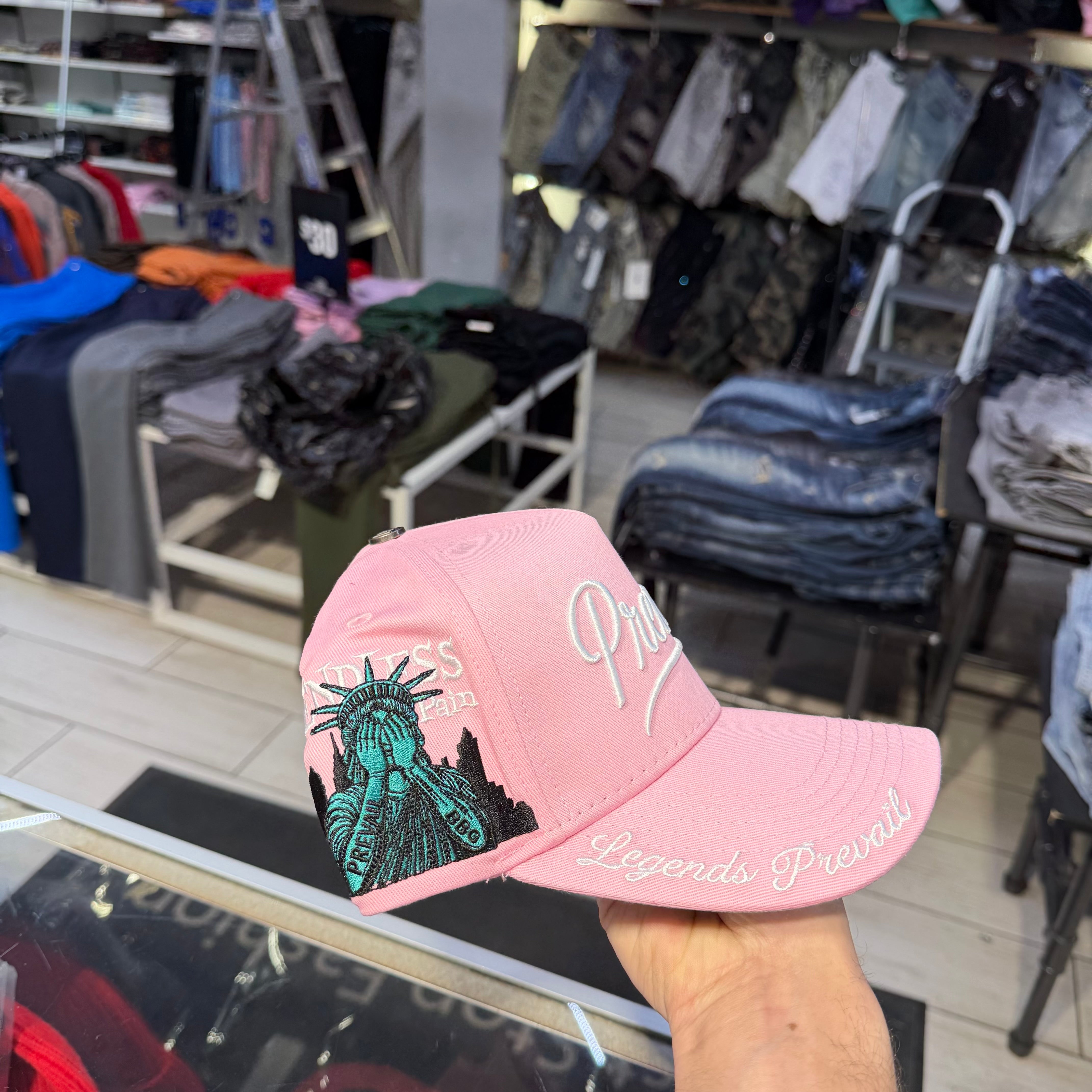 Prevail - Patch Trucker Hat - Pink