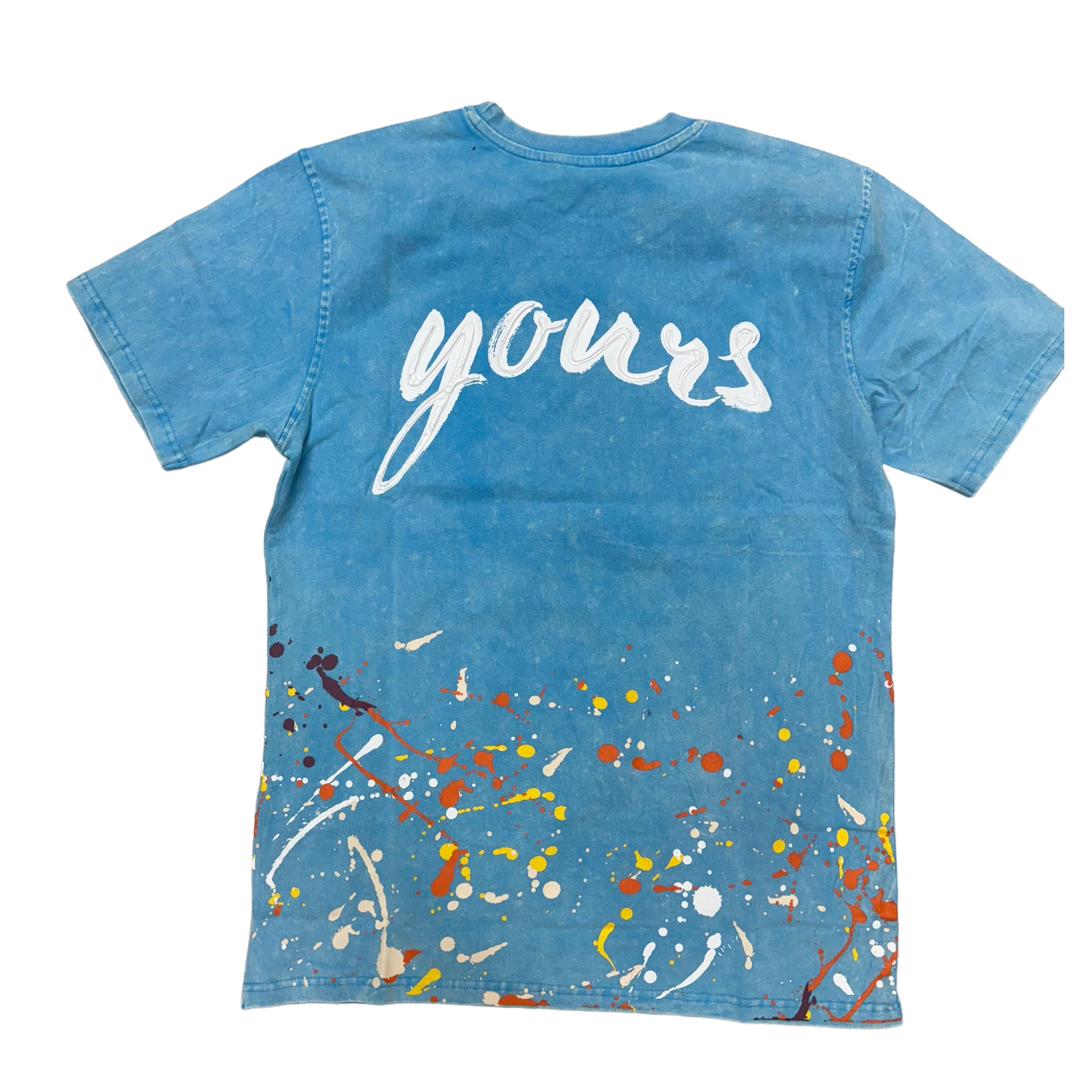 Rebel truly yours Tee lt blue  161