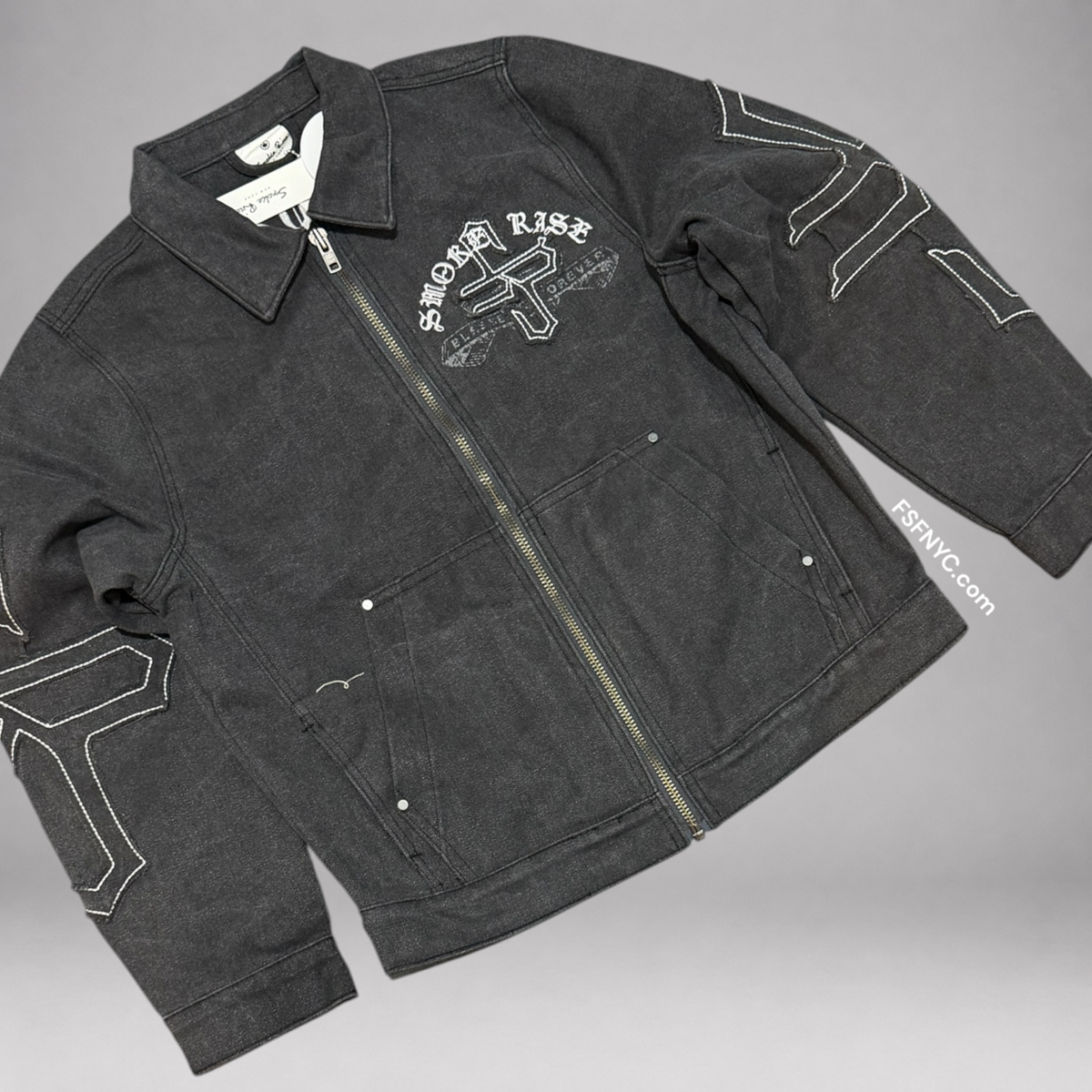 Rise - Blessed Carpenter Jacket - Asphalt -  F563