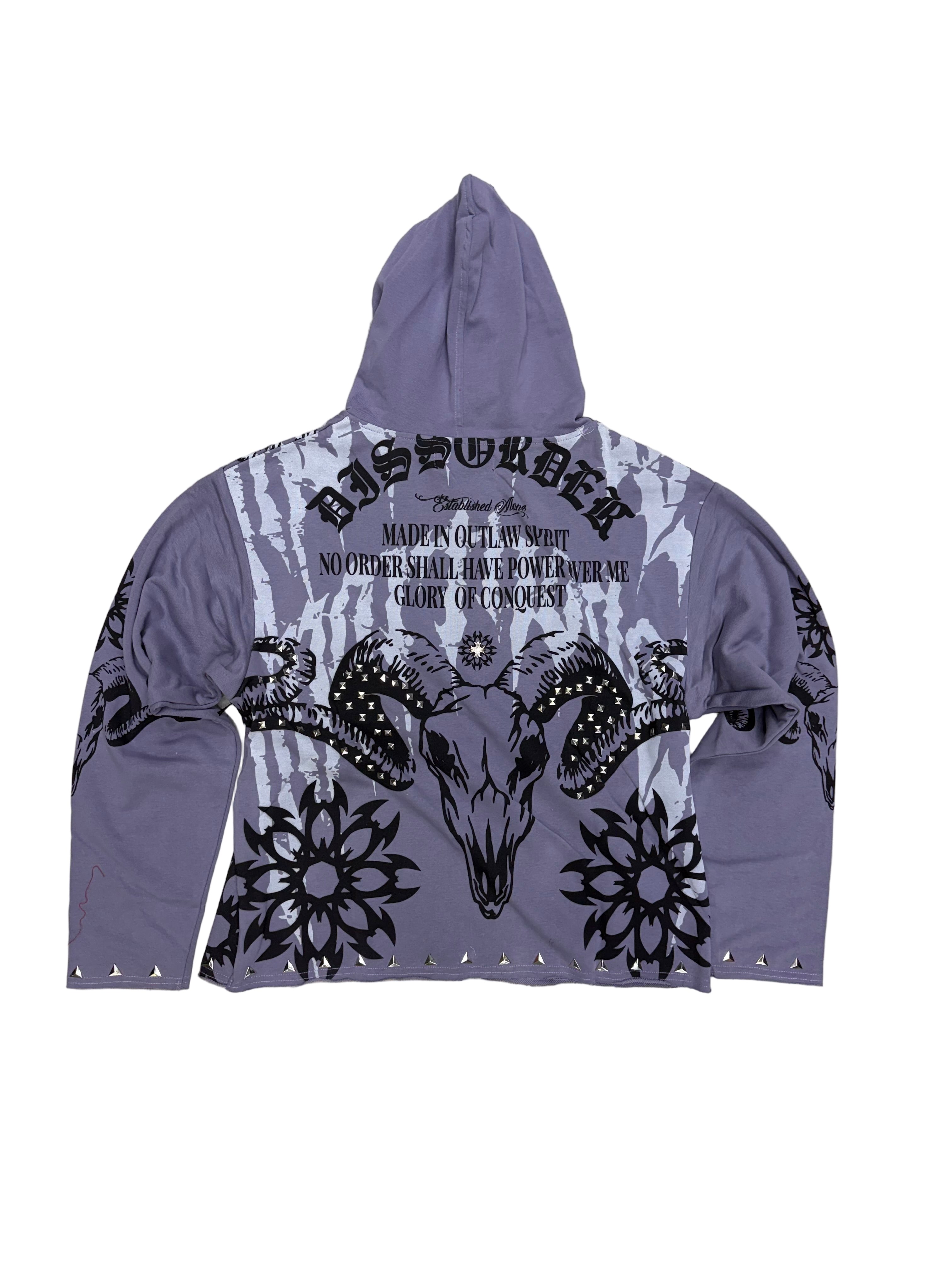 DISORDER - SPIRIT Zip Hoodie - LAV - 340
