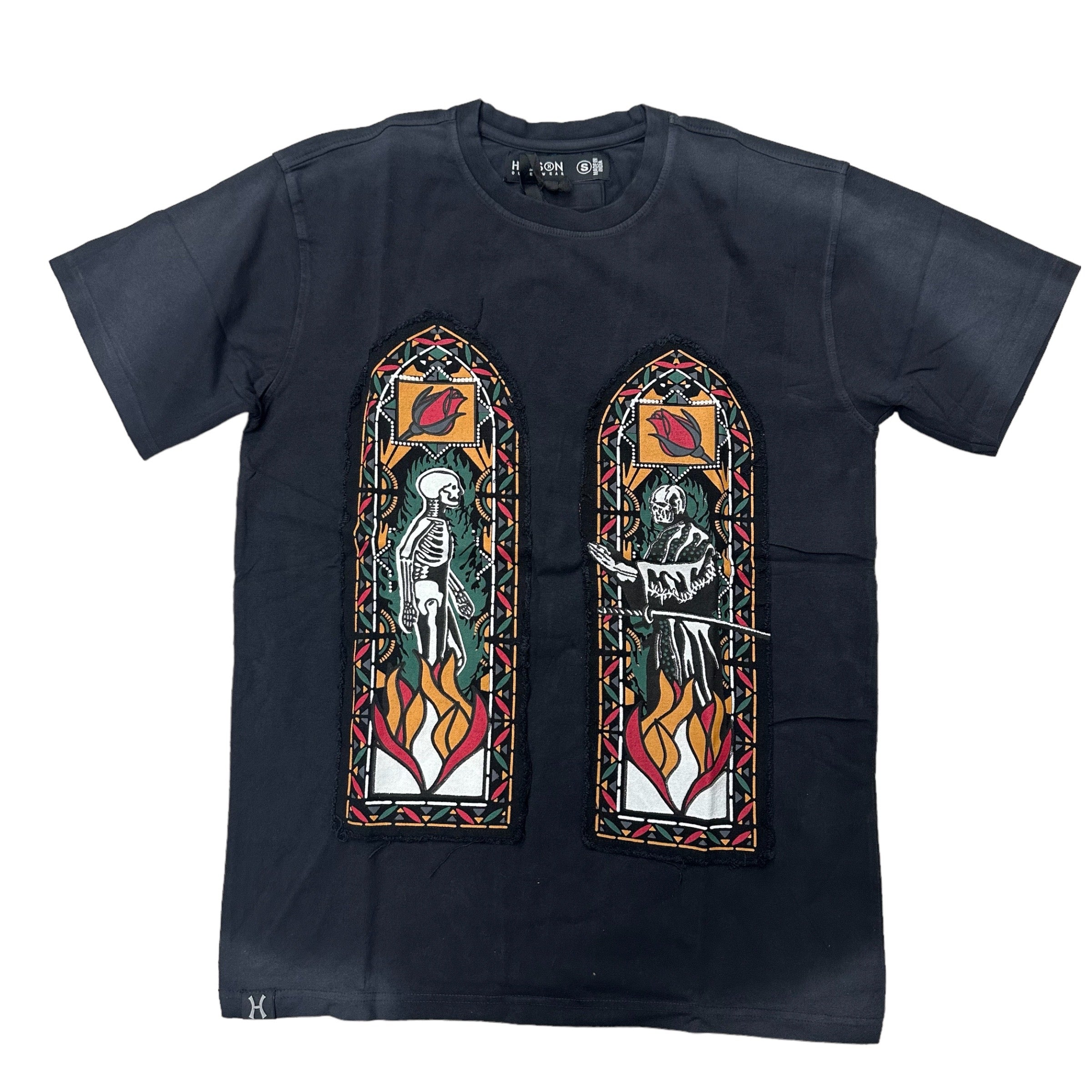 Hudson Stained Glass T-shirt Black