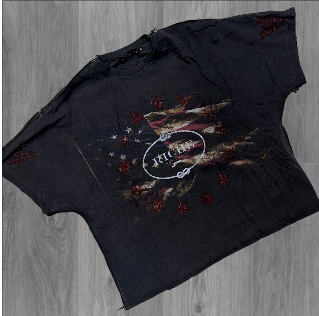 VR - CC Double T-shirt” - Black - 1510