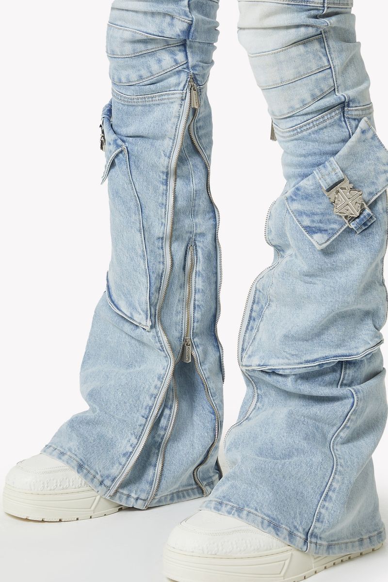 GUAPI - The Black Ope Denim - Aqua Blue