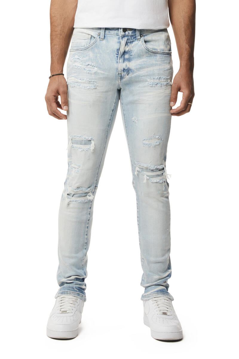 Rise Rip Slim Denim Santorini Blue 23733