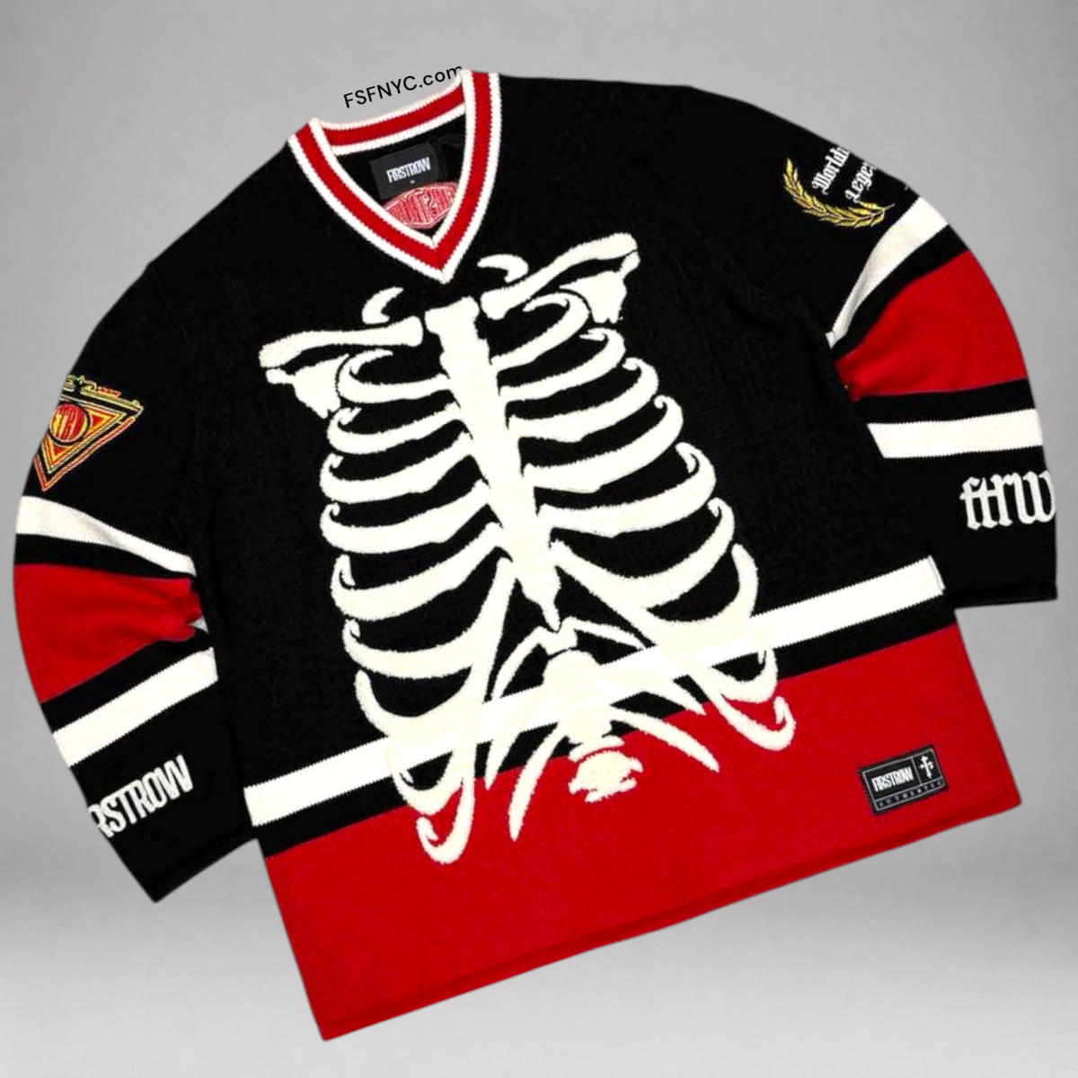 FR - Knit Sweater  “52” - Red - 005