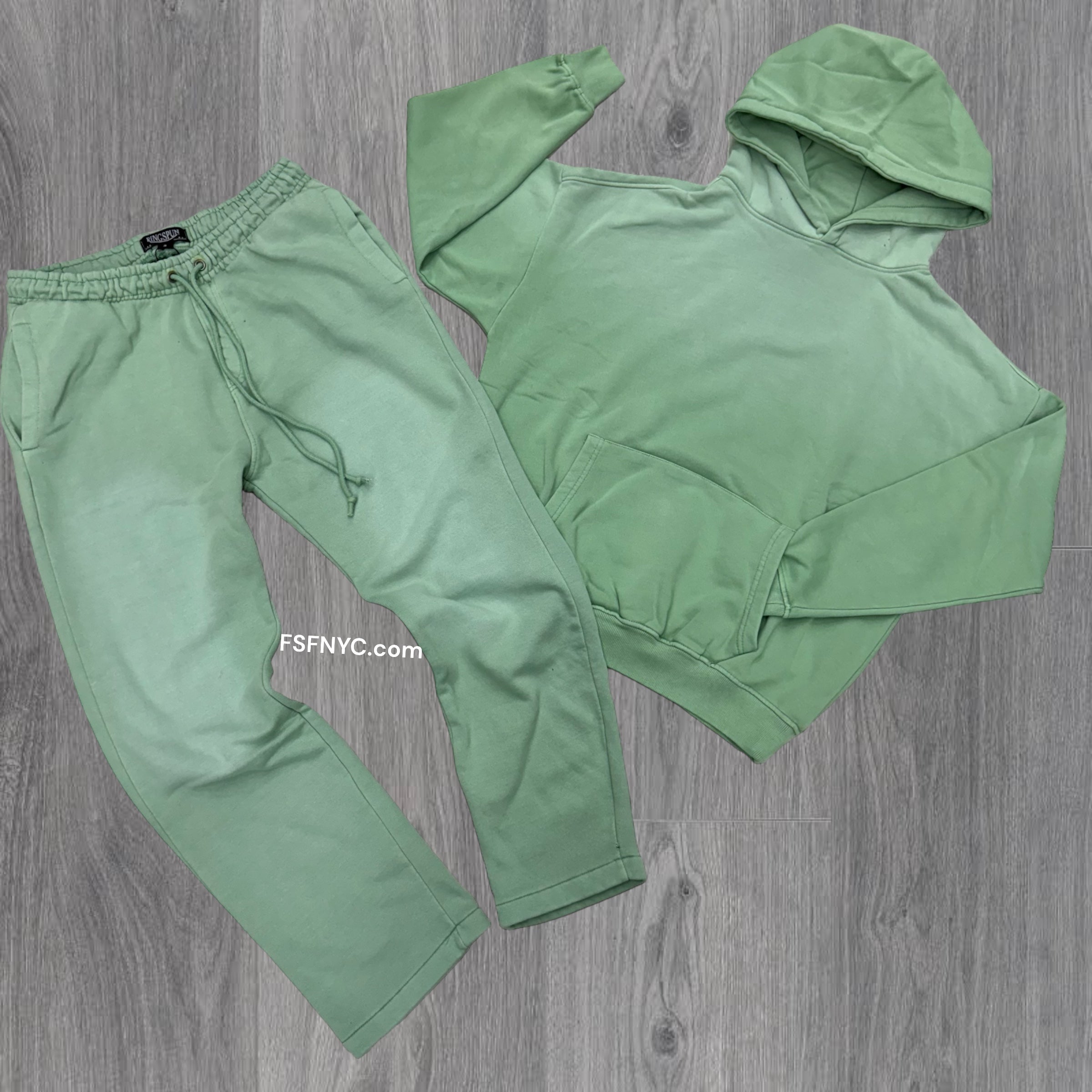 Oversize Sweat Suit Sage Green 311 411