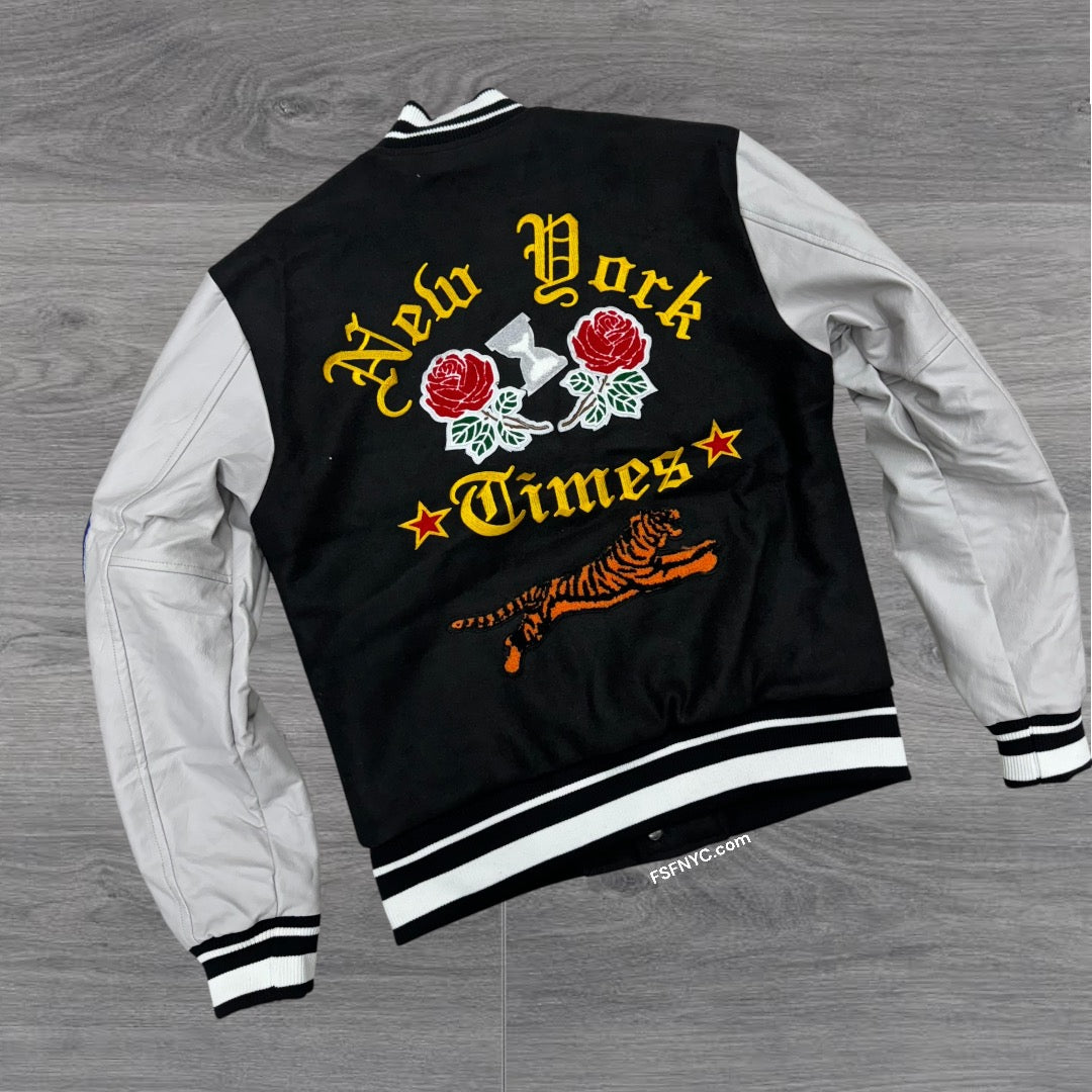 JC Champs Varsity Jacket Black 91649