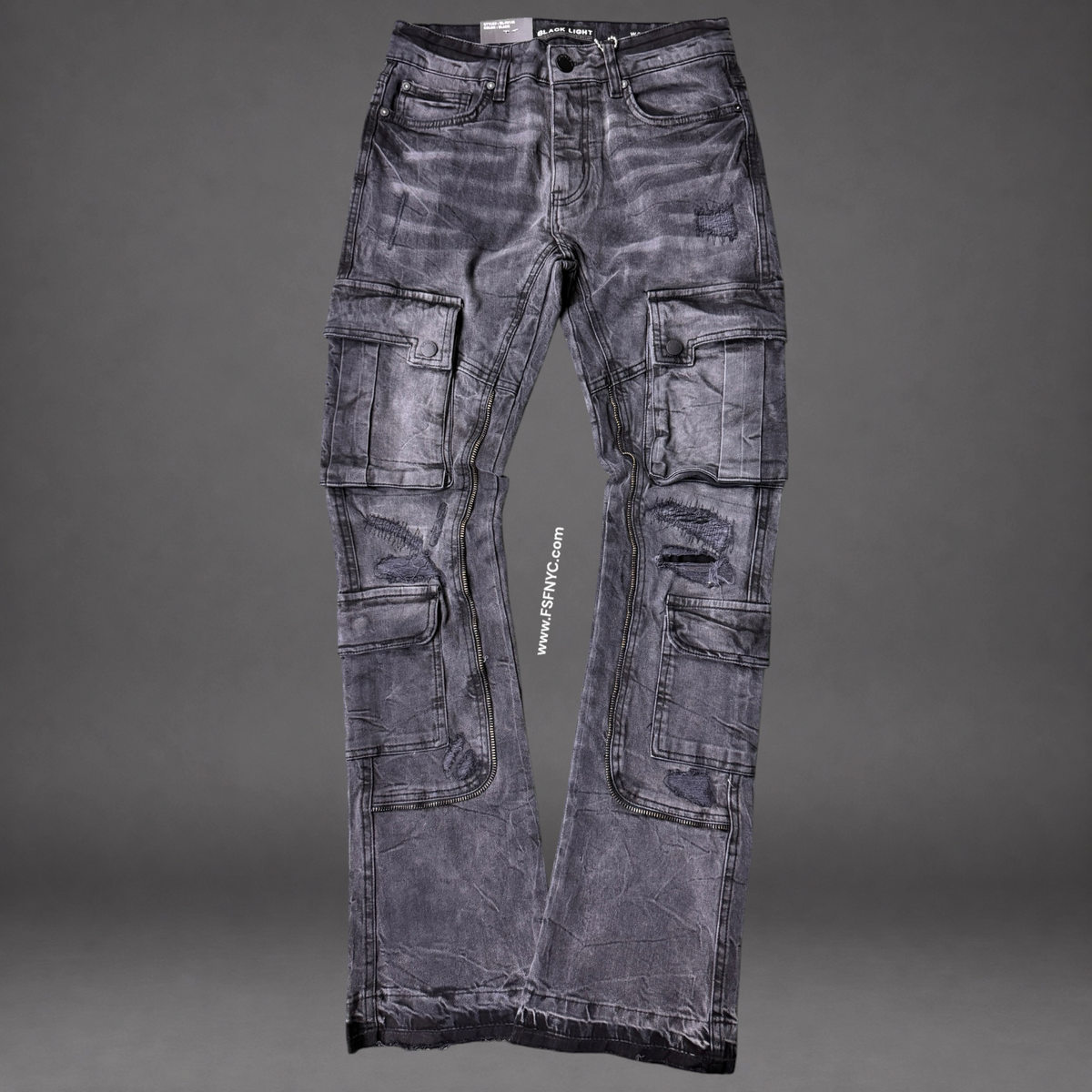 BL - Stack denim - Black 70146