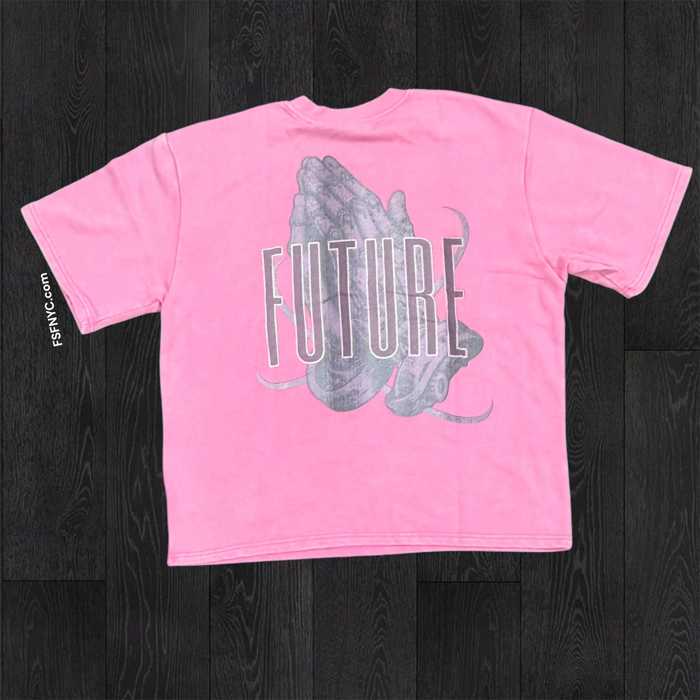 Steel Souls Rhinestone T-shirt - Pink - 11198