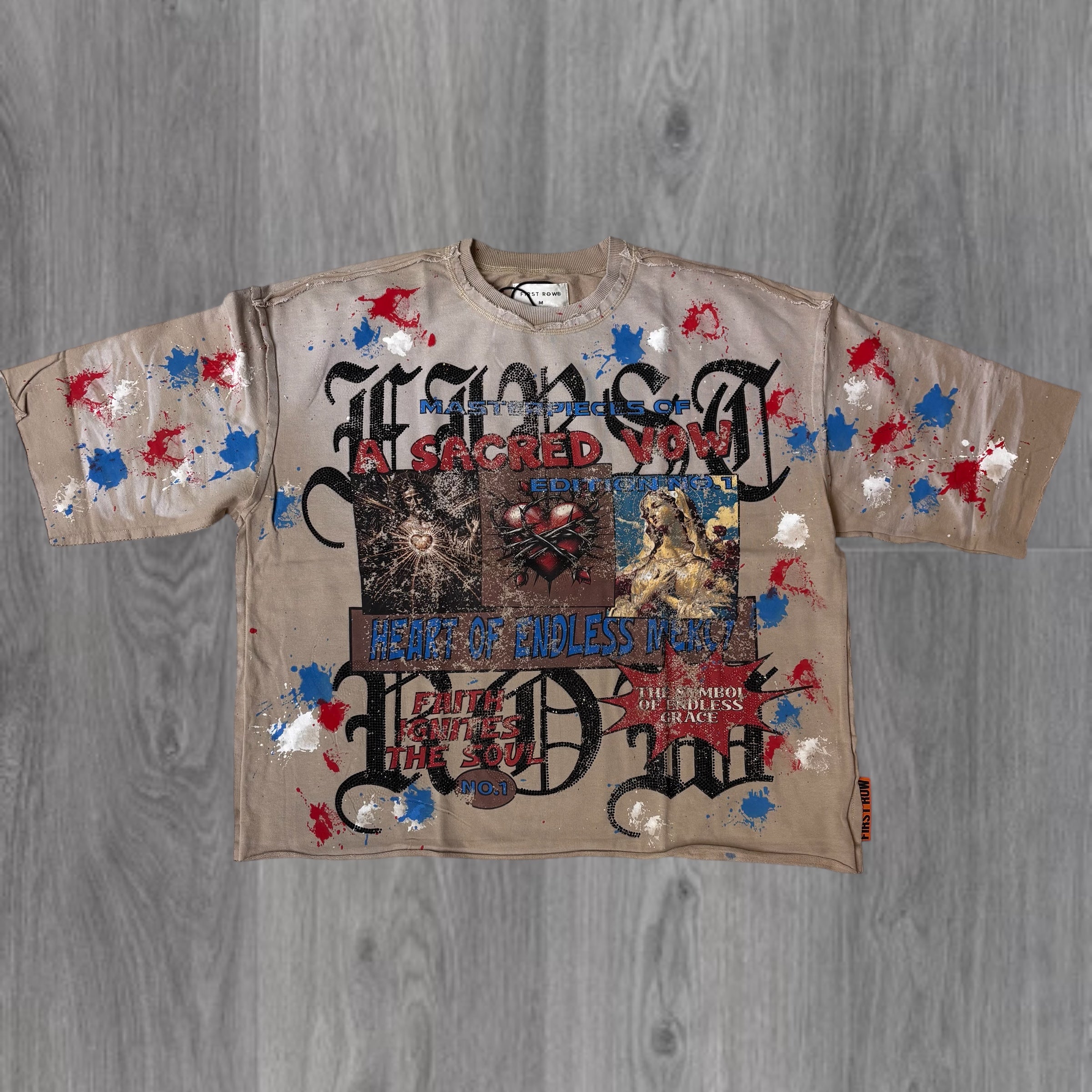 FR - “Splatter” TEE - KHKI - 1026