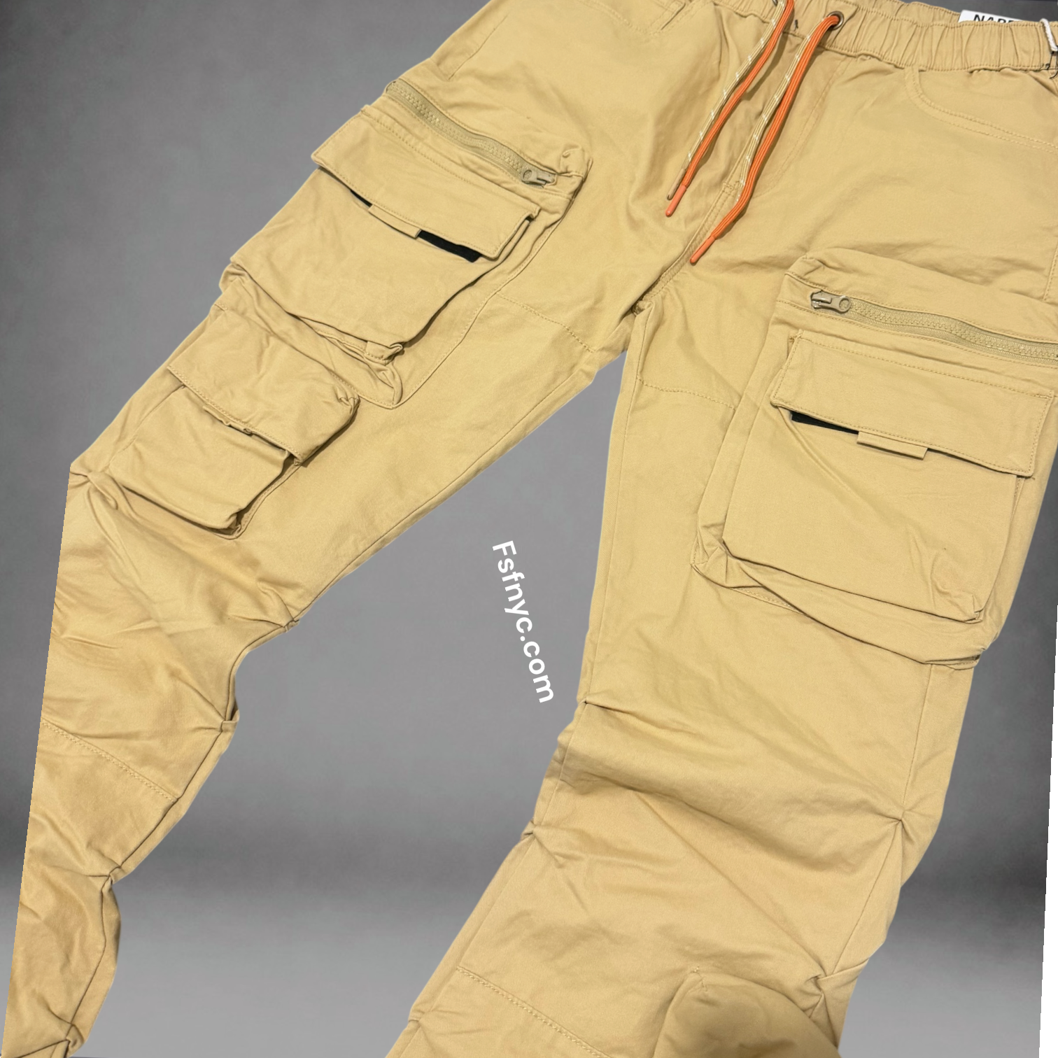 Narr - Stacked Cargo Pants -  khaki - 432