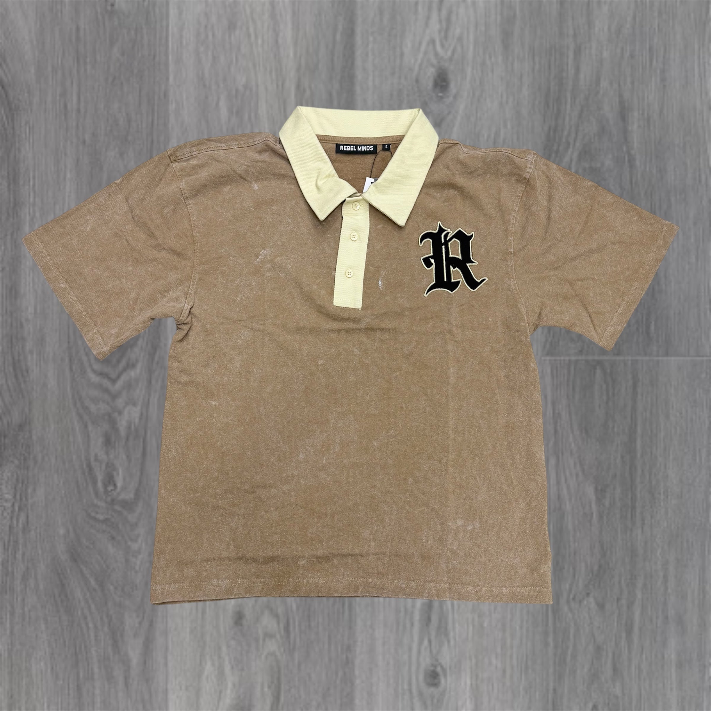 Rebel - Polo T-shirt - Taupe - 626