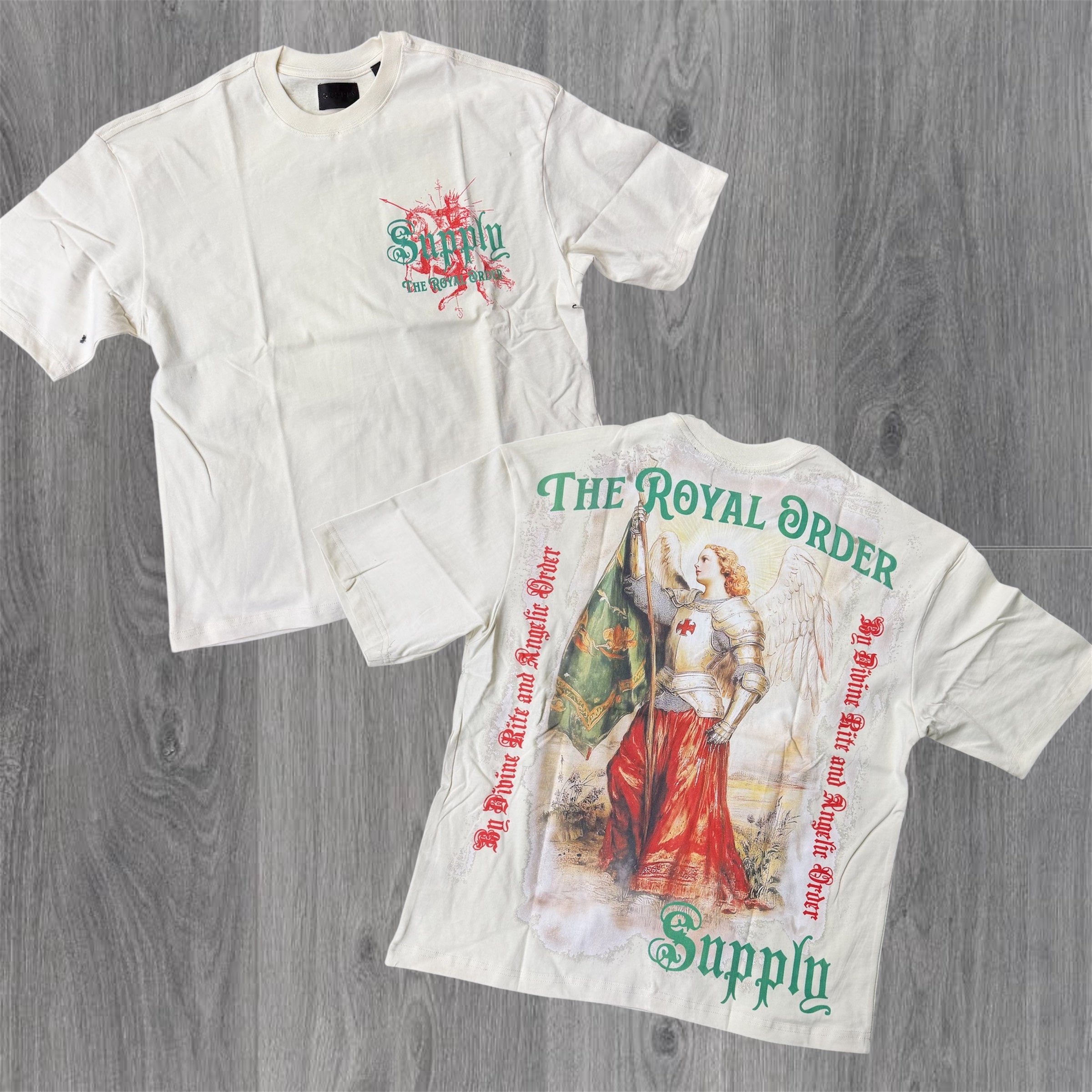 Supply - Royal  Oversize T-shirt - Bone - 2538
