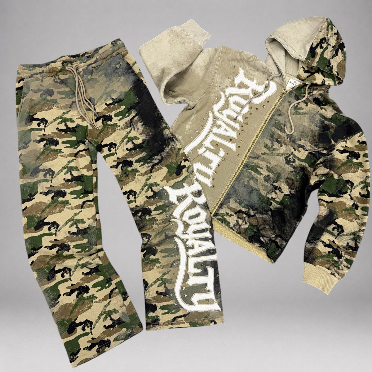 Rise - SET - Royalty Sweatsuit - Camo -F532