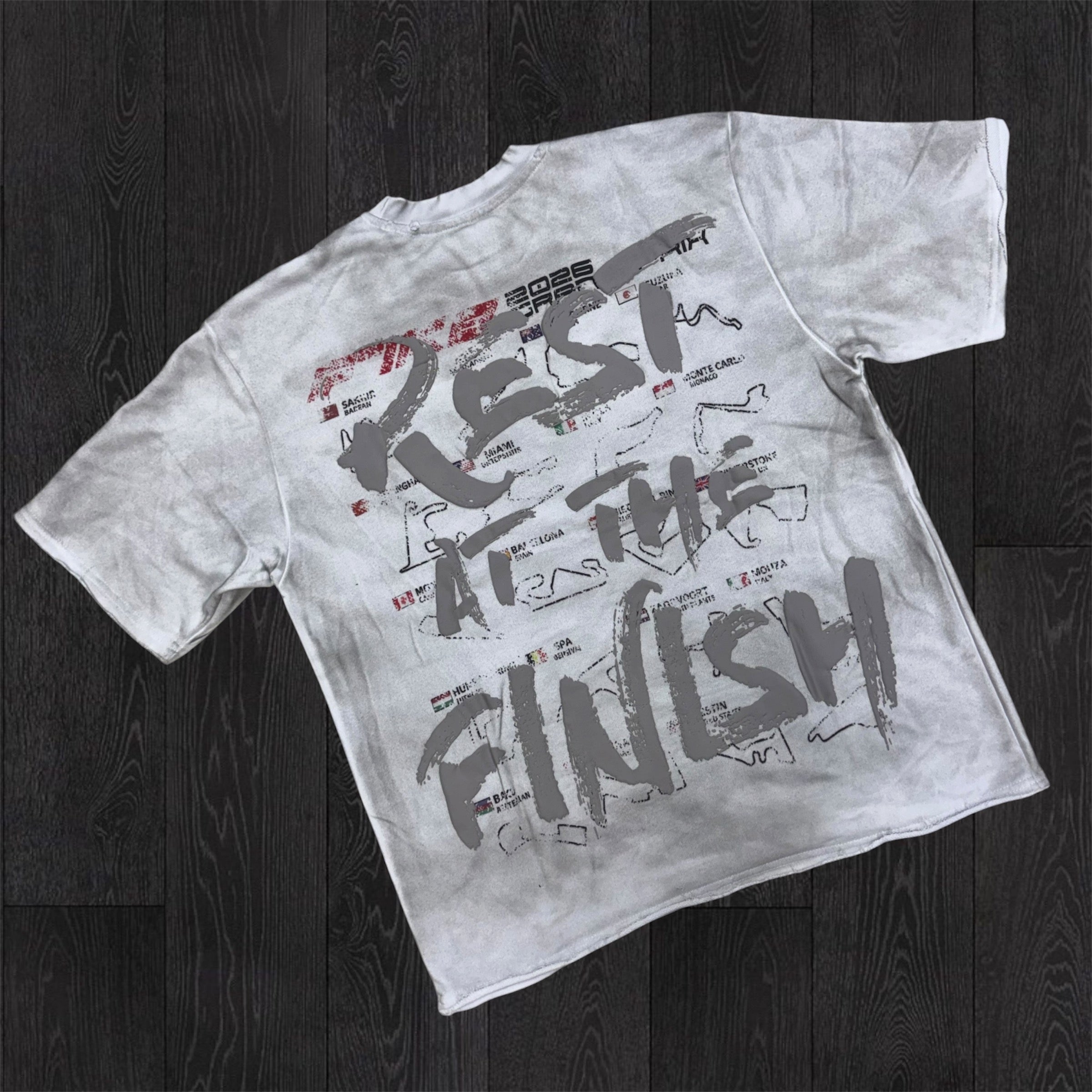 R3 - Finish Line Tee - White 115