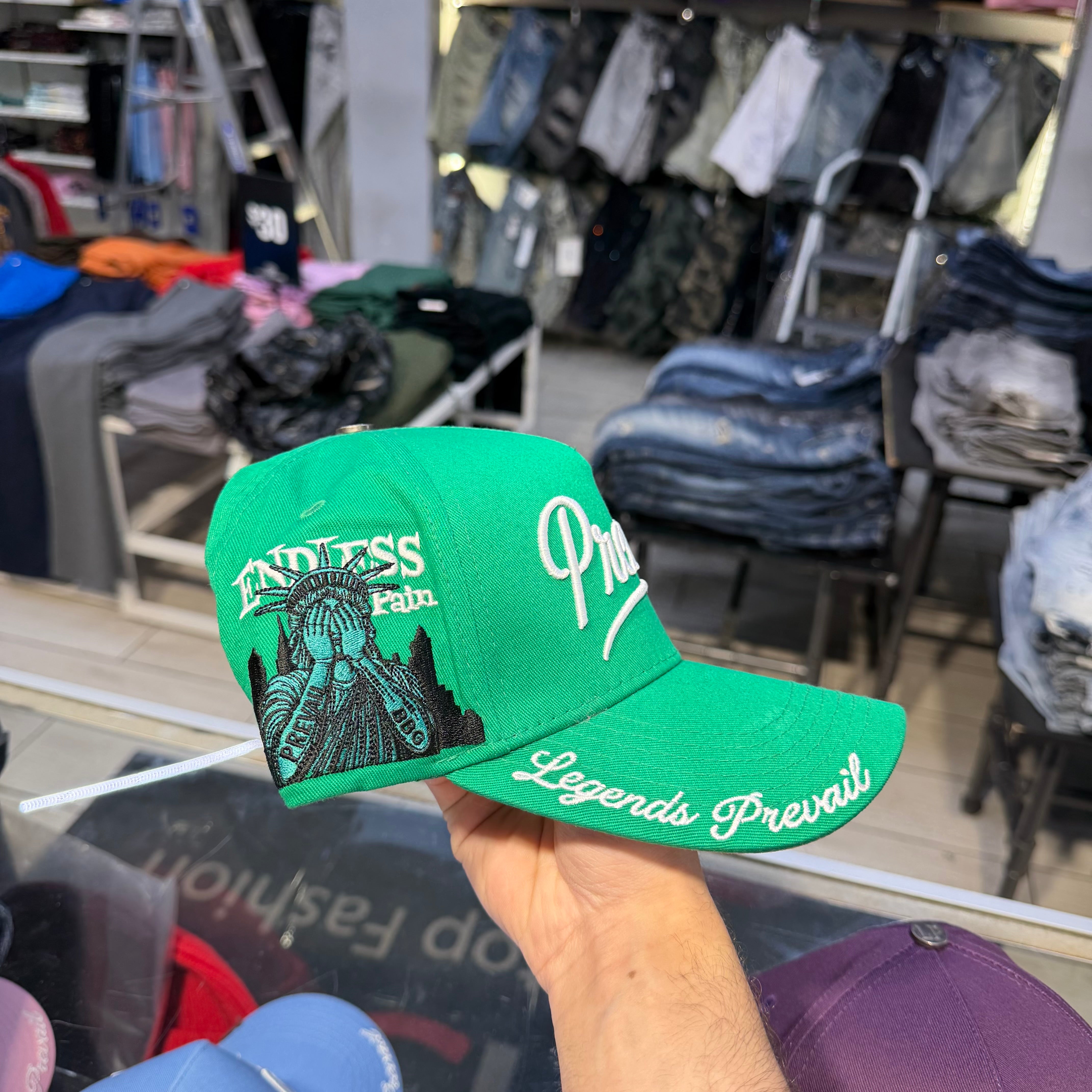 Prevail - Patch Trucker Hat - Green