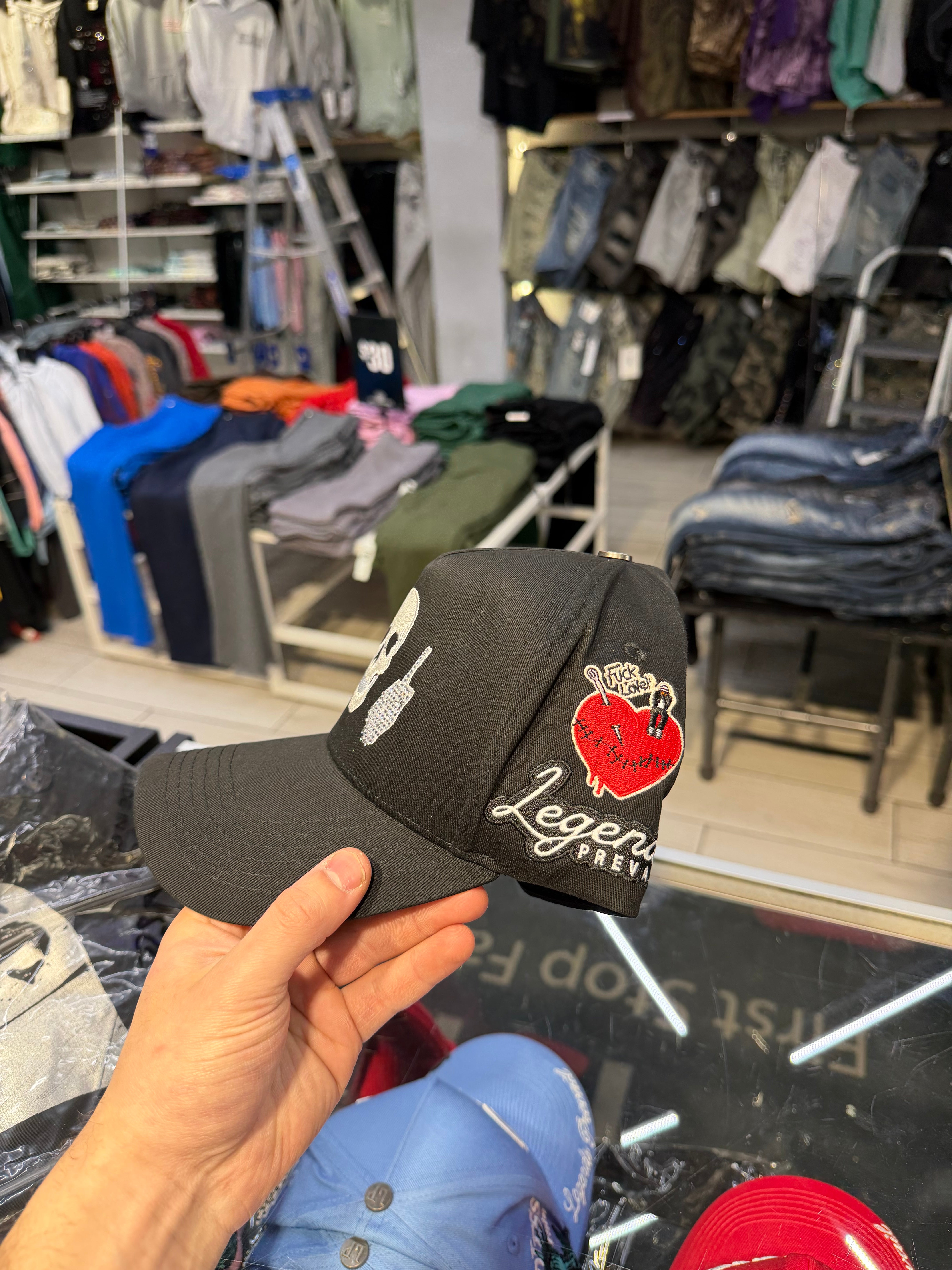 Prevail - Skull Trucker Hat - Black