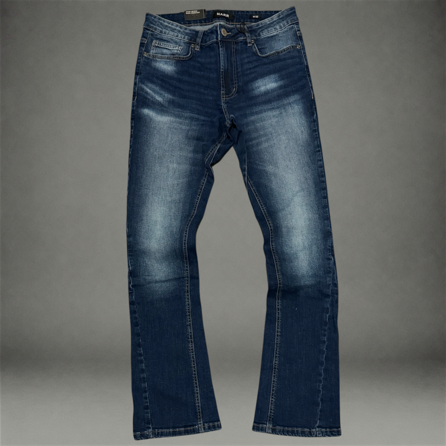 Narr - Flare Clean Denim - Fren Blue - 70152