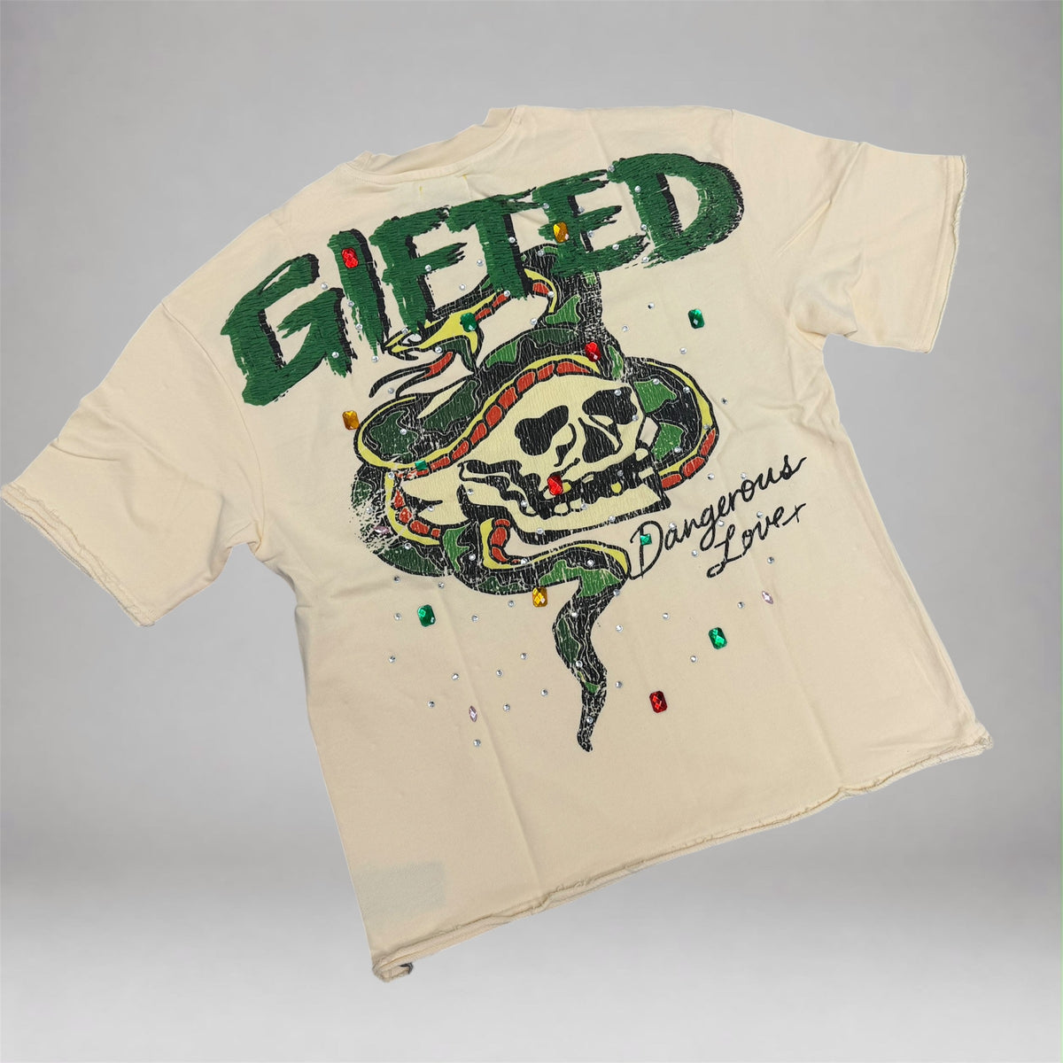GFTD - Dangerous Love Tee - Cream 2660