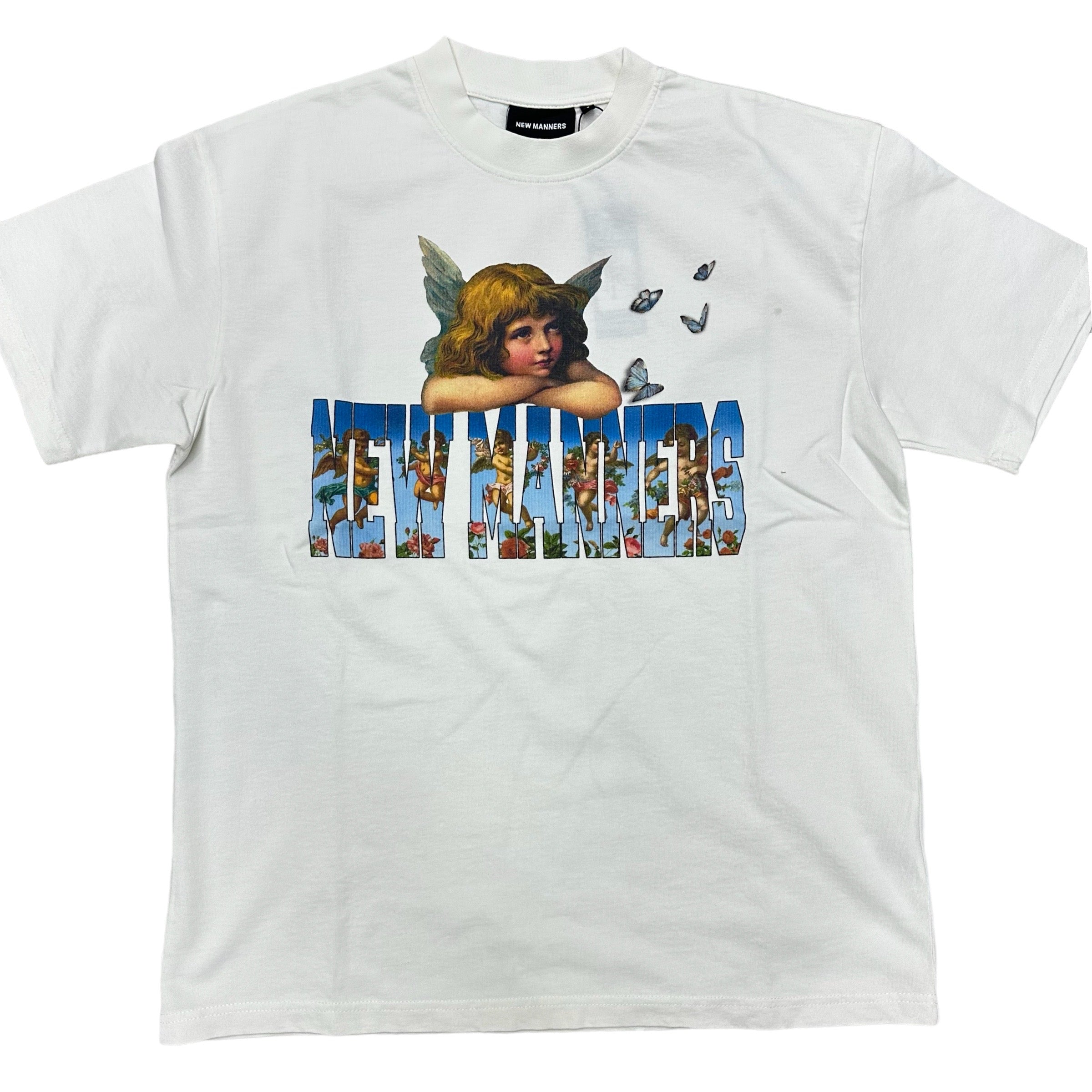Manners OverSize Angel T-shirt White