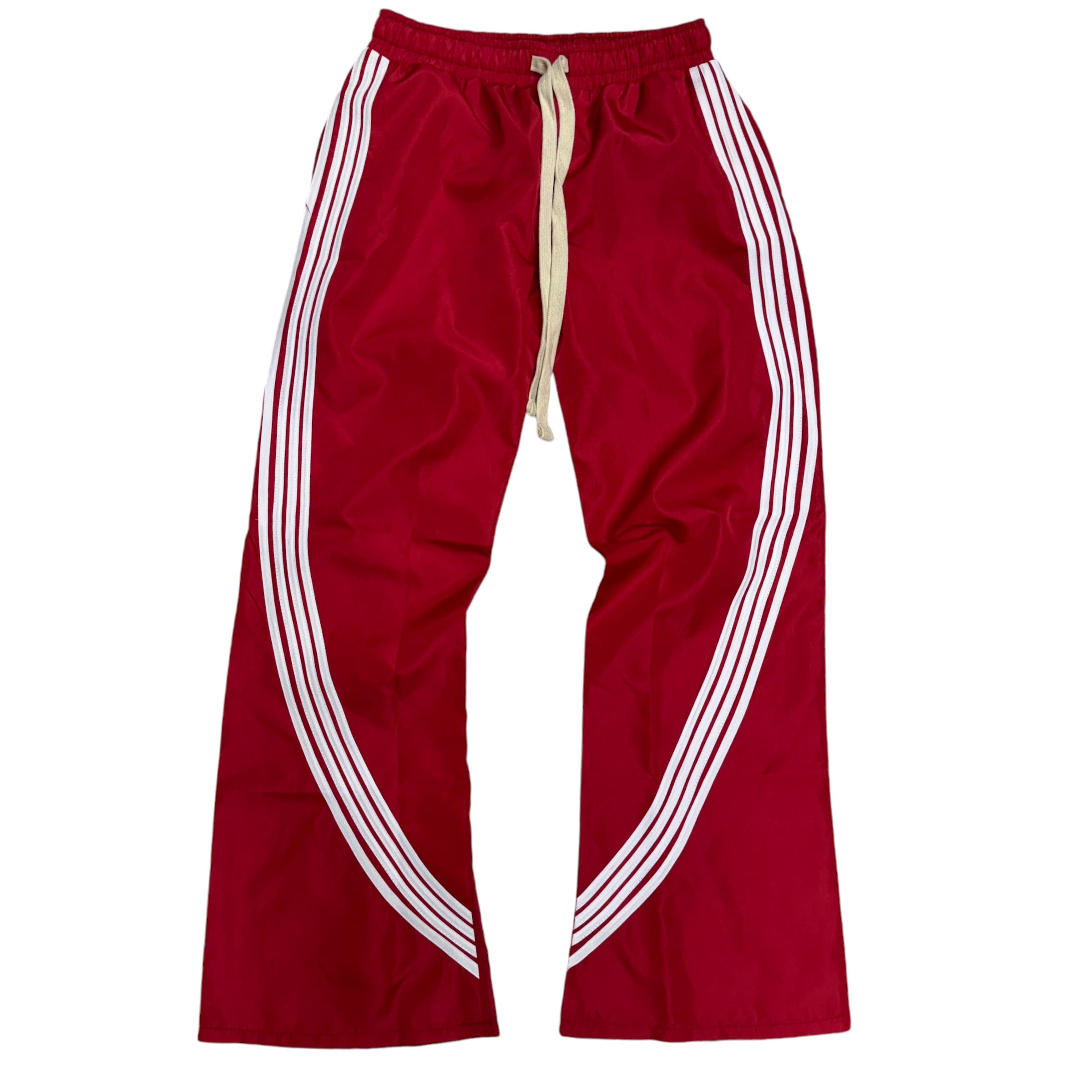 Narr stacked Nylon Pants Red White