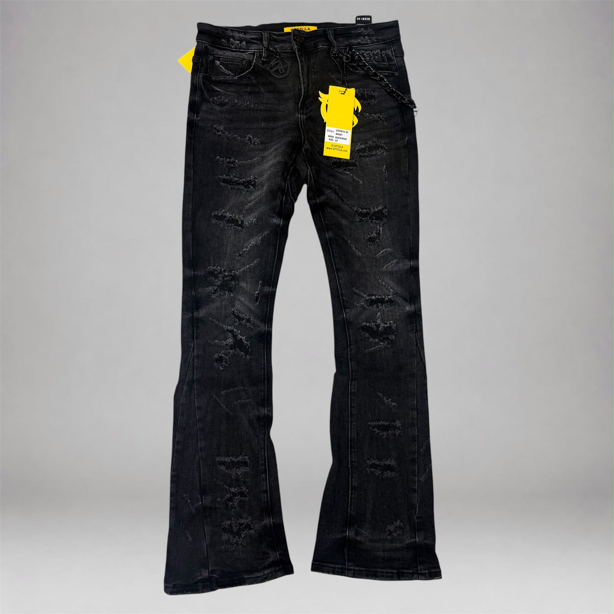 GFTD - Mosey Stacked Denim - Black Wash 2690