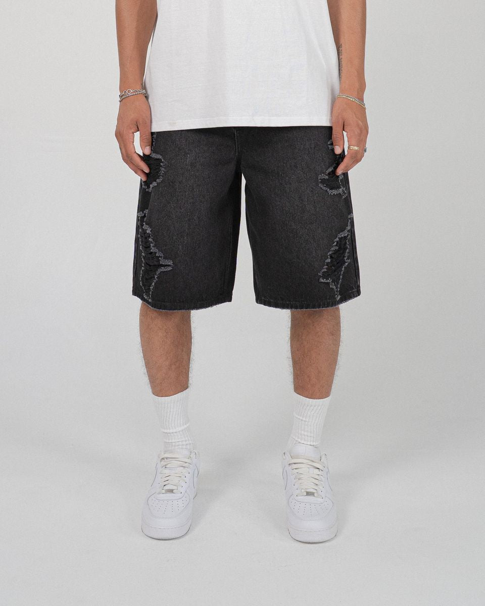 EPTM The Bandit Denim Shorts Black A