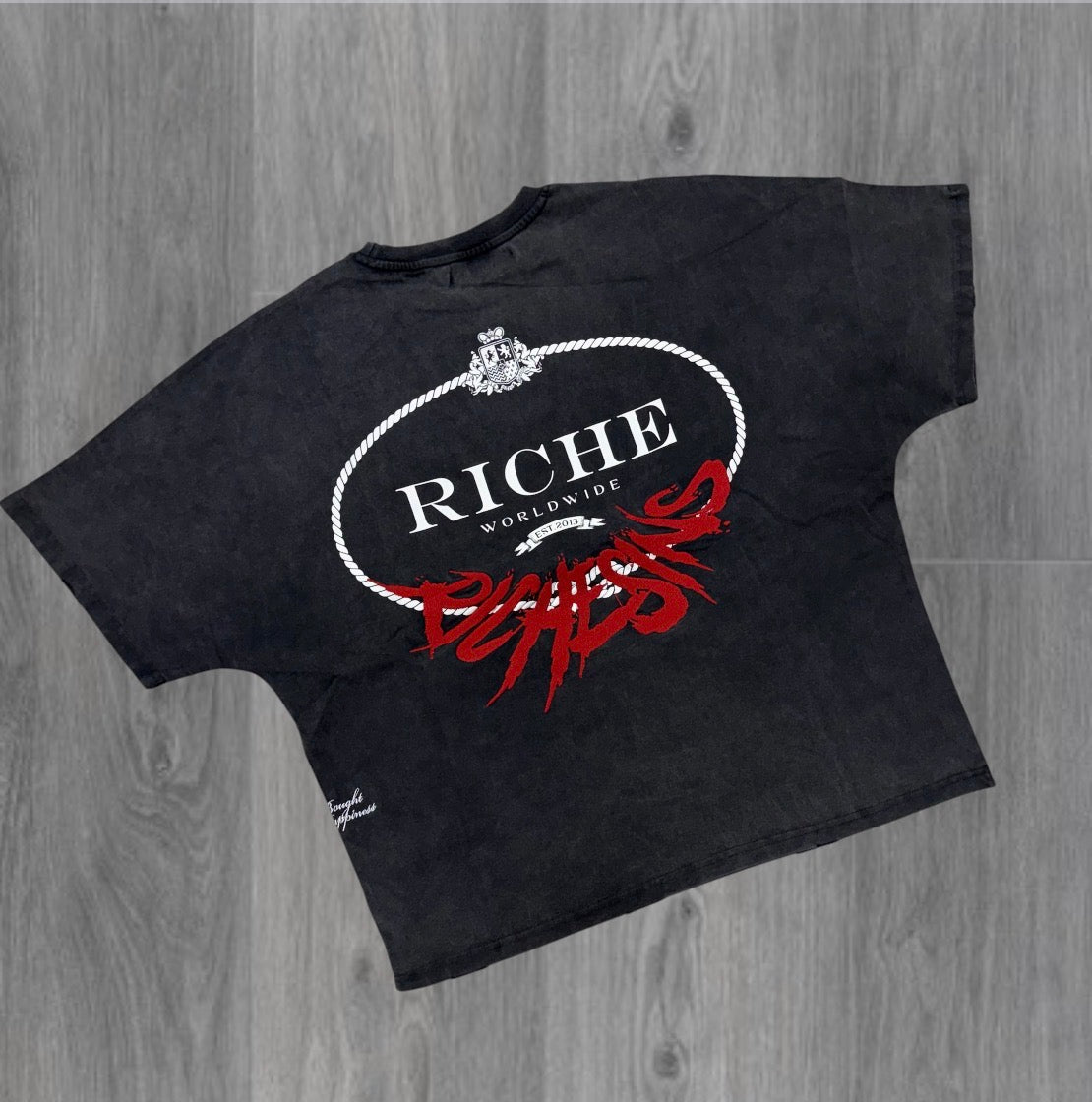 VR -Rich Angel T-shirt - Black 2033