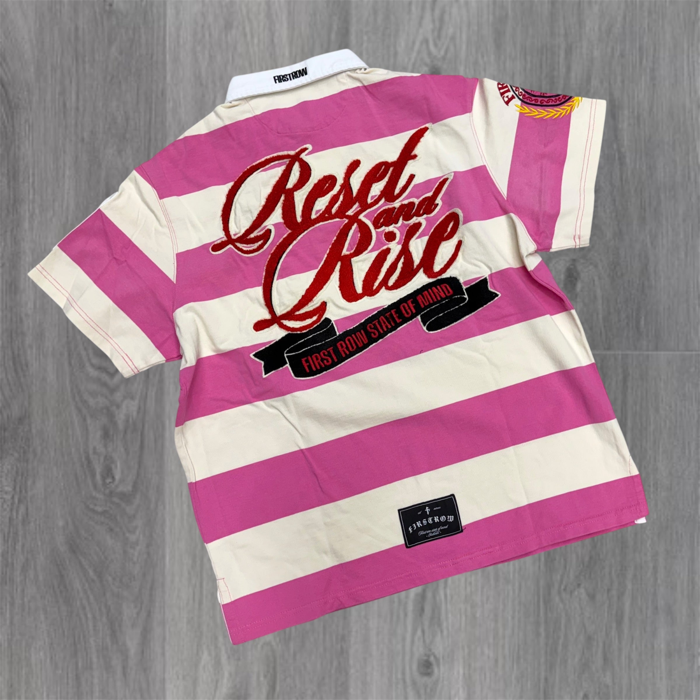FR - Reset Rise Polo Tee - Pink 1004