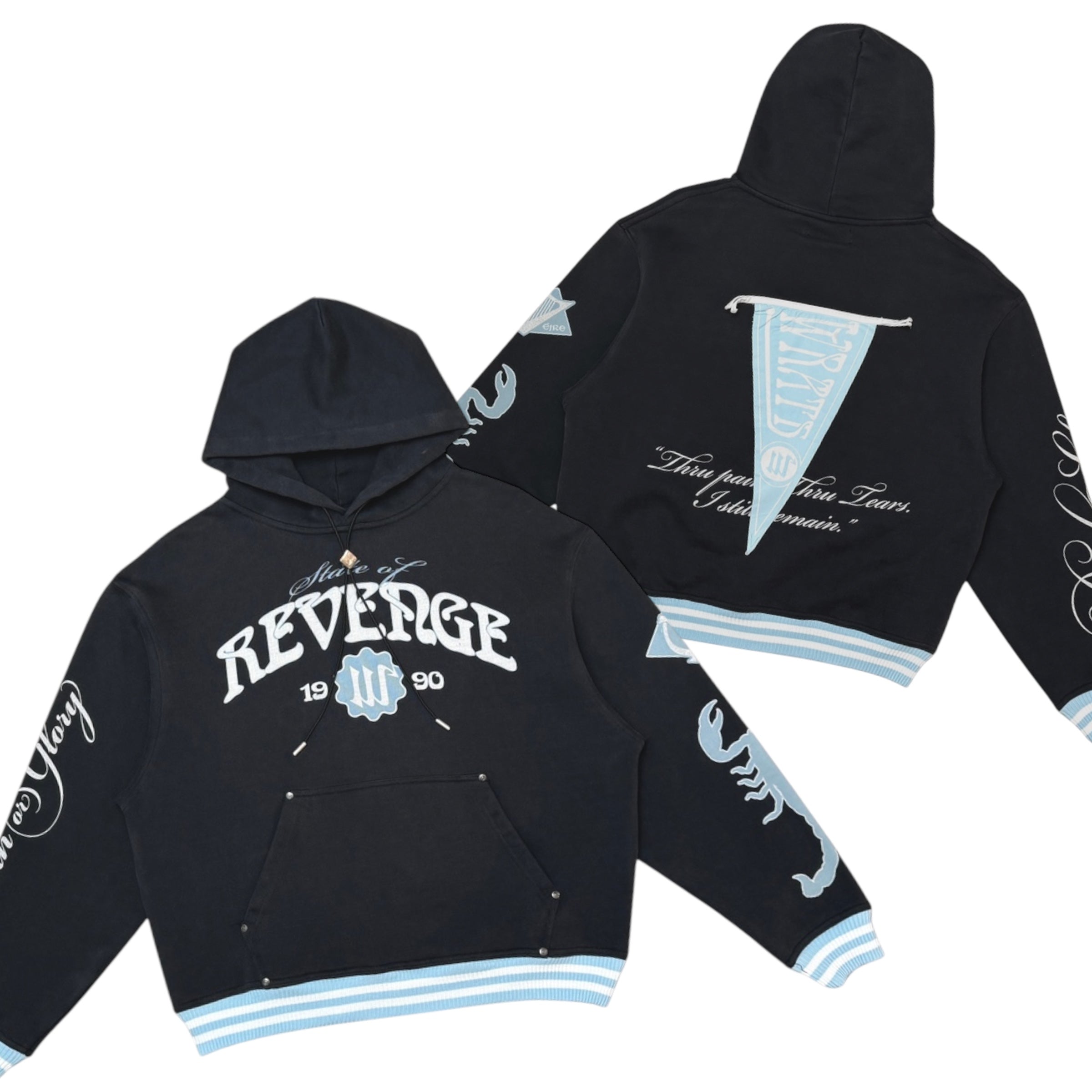 WRATHBOY - Revenge Var. Hoodie - Black - 044