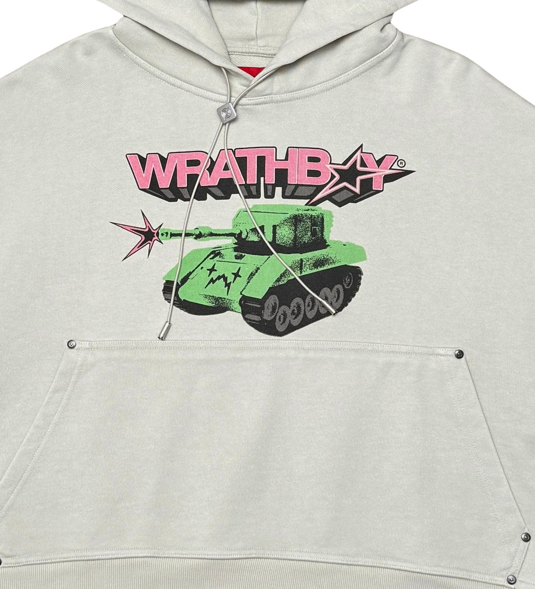 WRATHBOY -  World At War Hoodie - Cement - 084