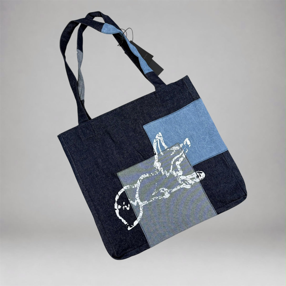 AKOO - Denim Tote Bag - 0800