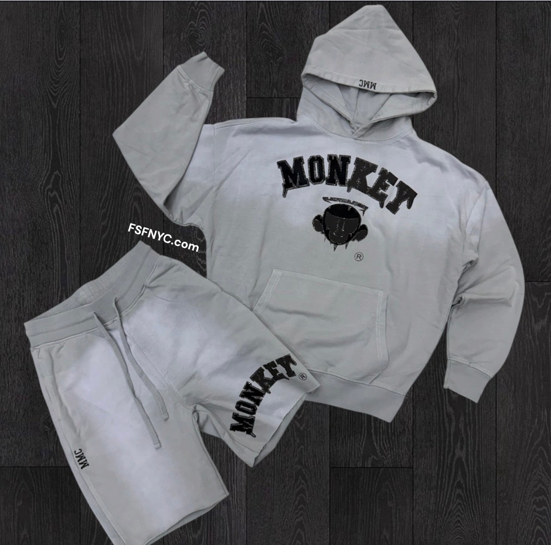 Monkey Money Classic Short Set - Grey