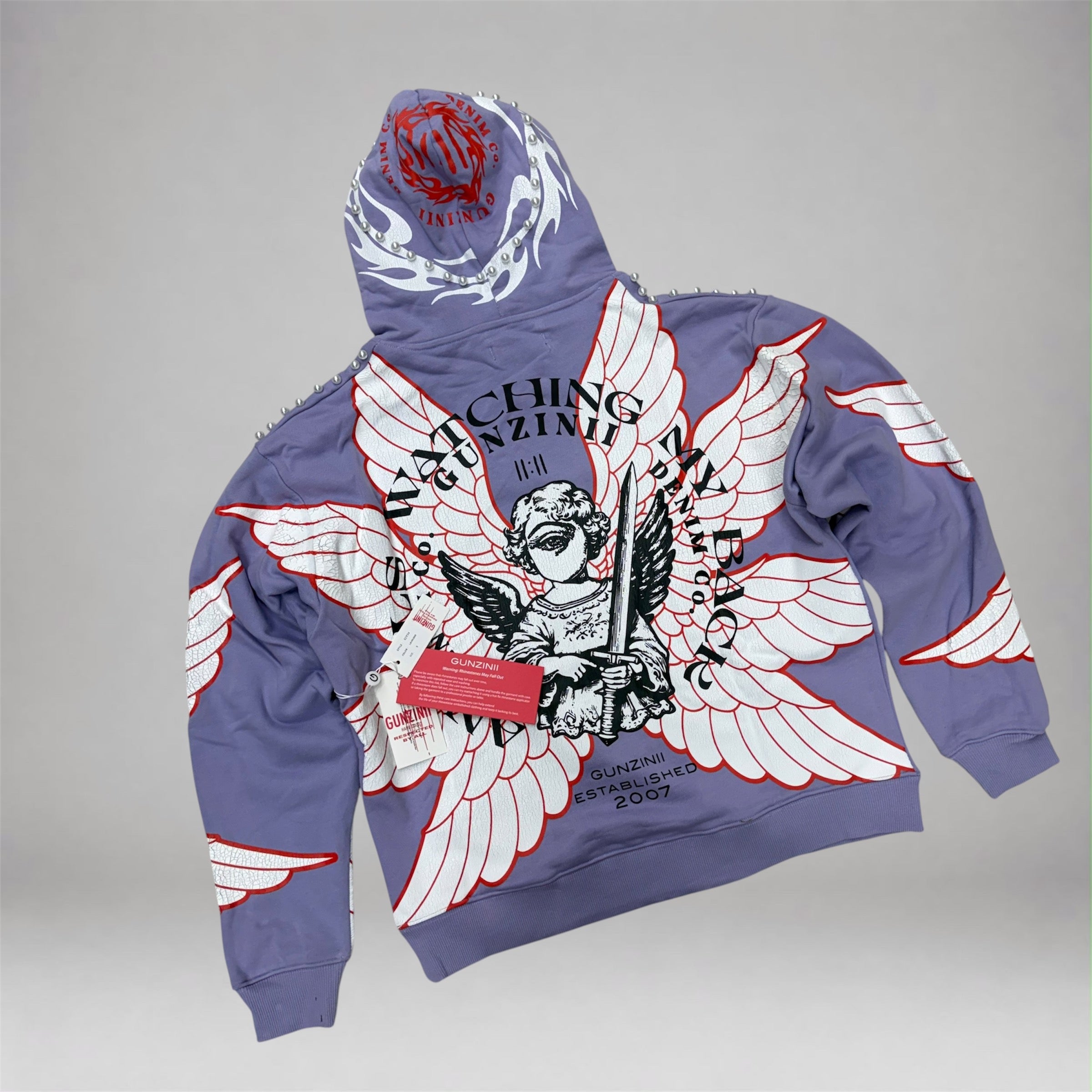 Gunzini - Angel Wings Hoodie - LAV 934