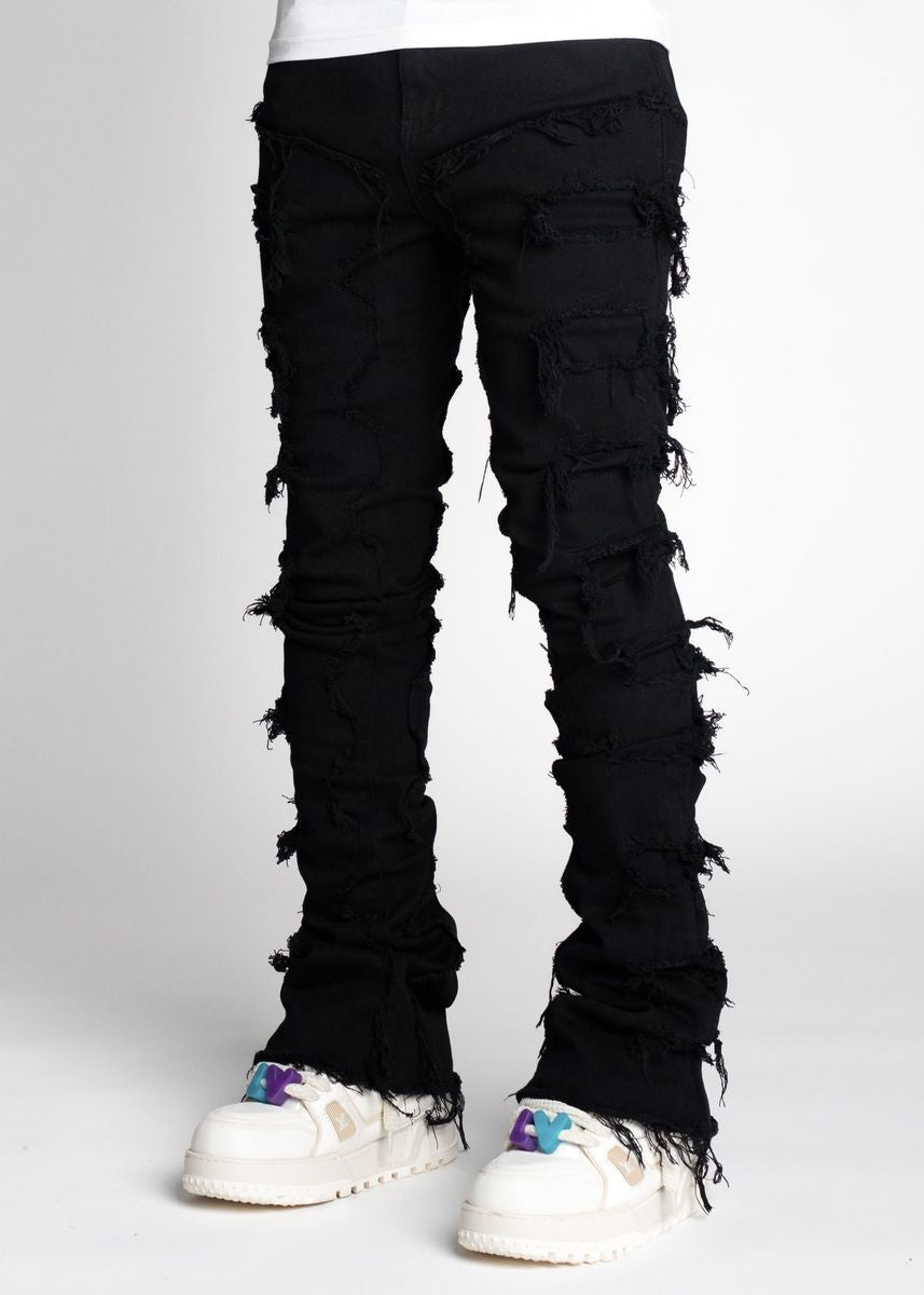 Guapi stacked Blood Diamond Obsidian Black Denim