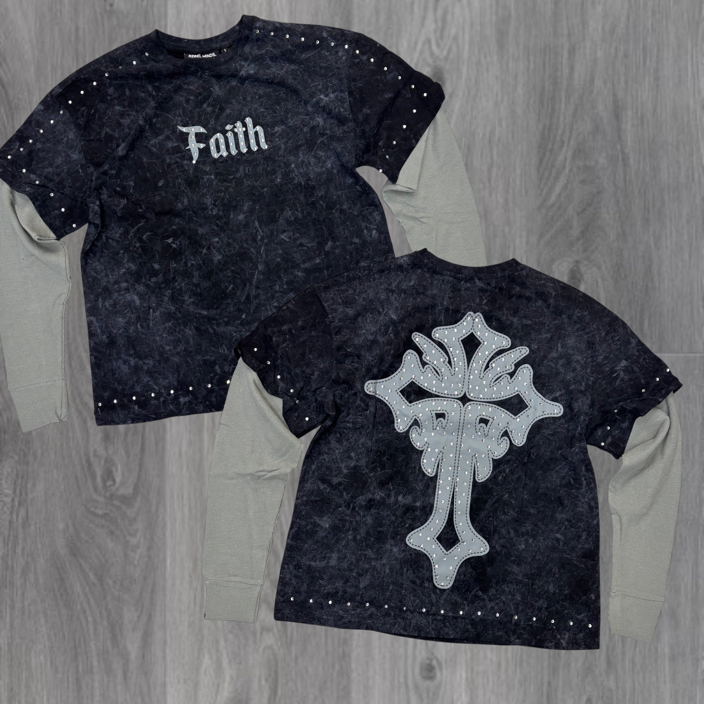 REBEL - Faith L/S Tee - BLK - 270