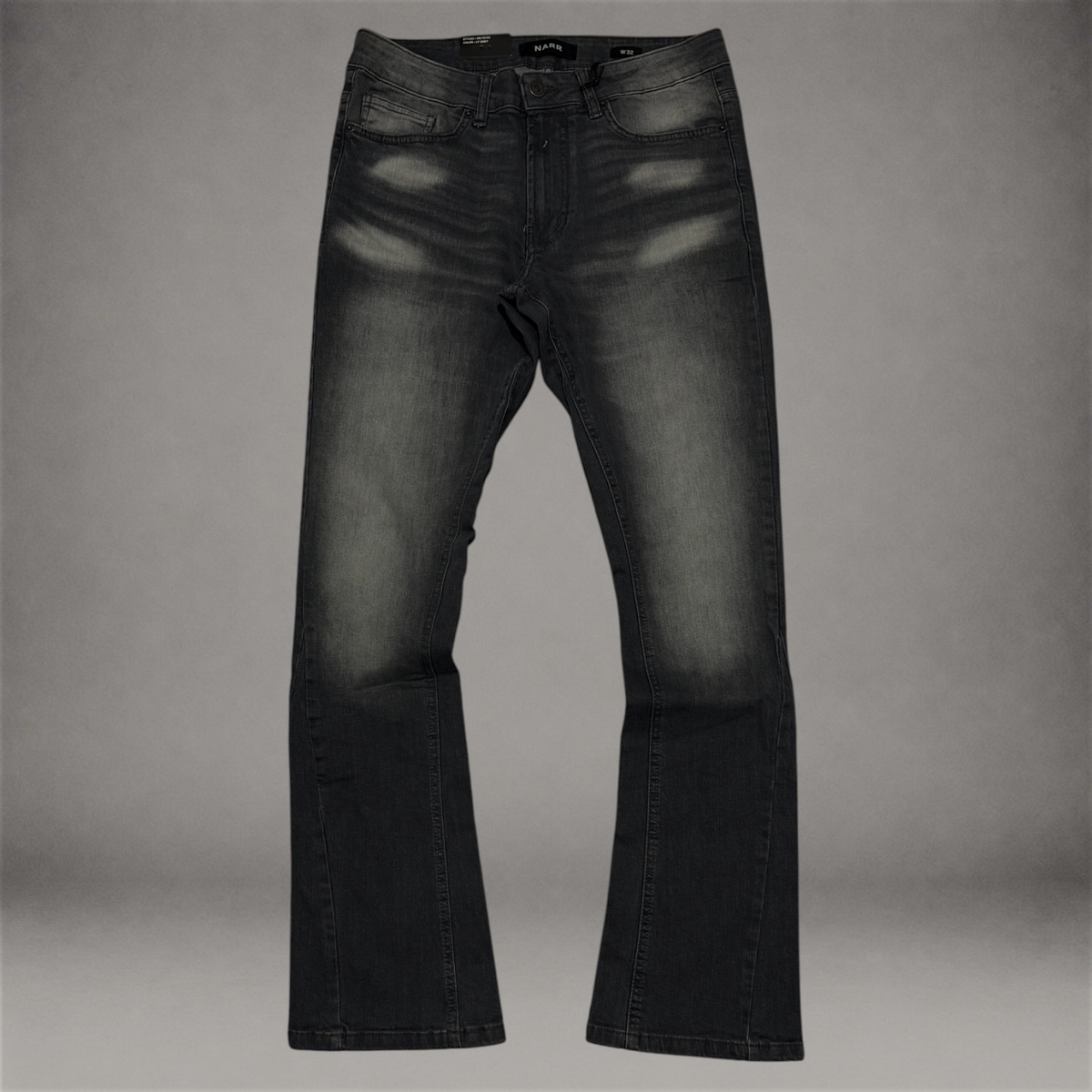 Narr - Flare Clean Denim - Black Wash - 70152