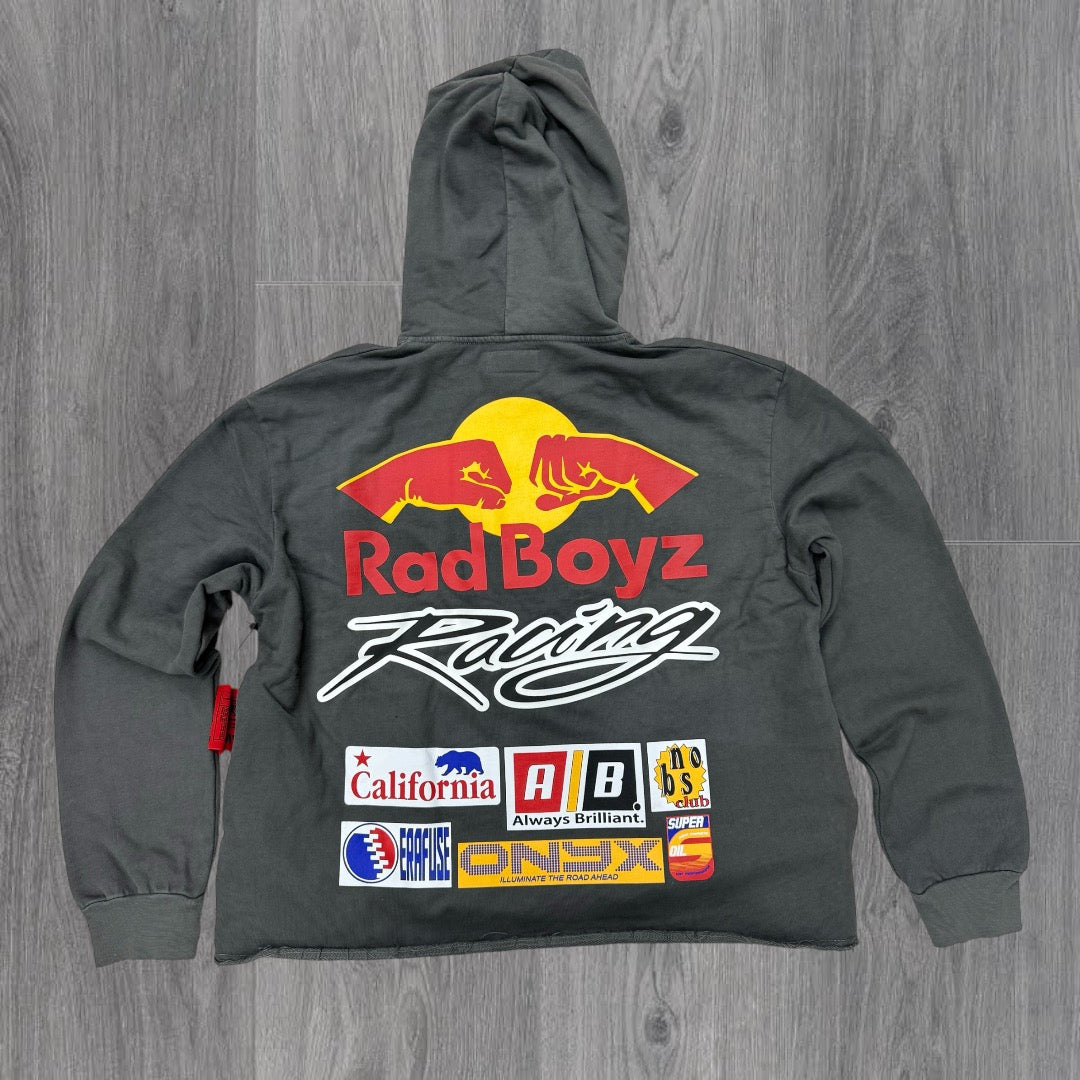 RAD Cut Off R Hoodie Grey