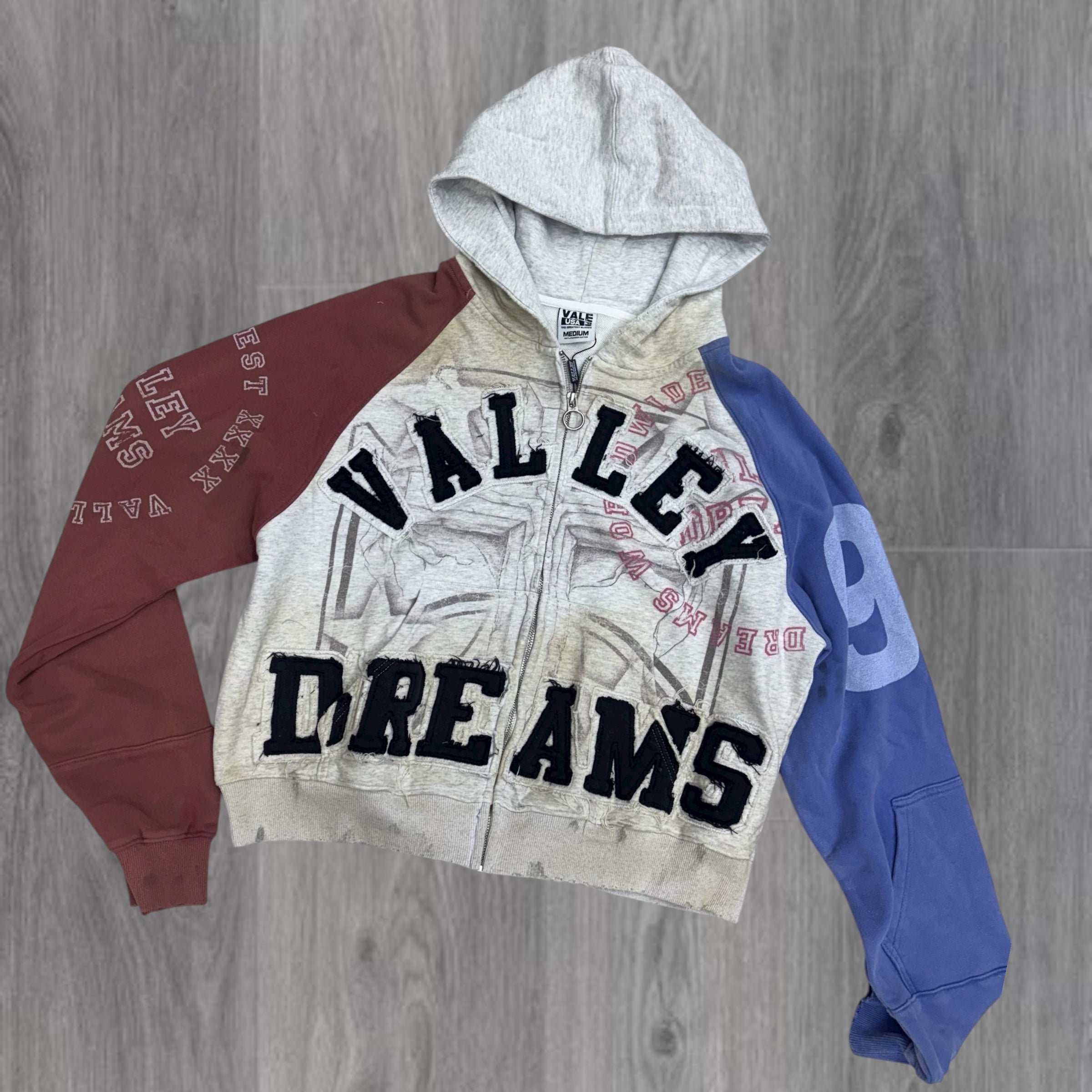 Vale Lives Color Block Zip Up