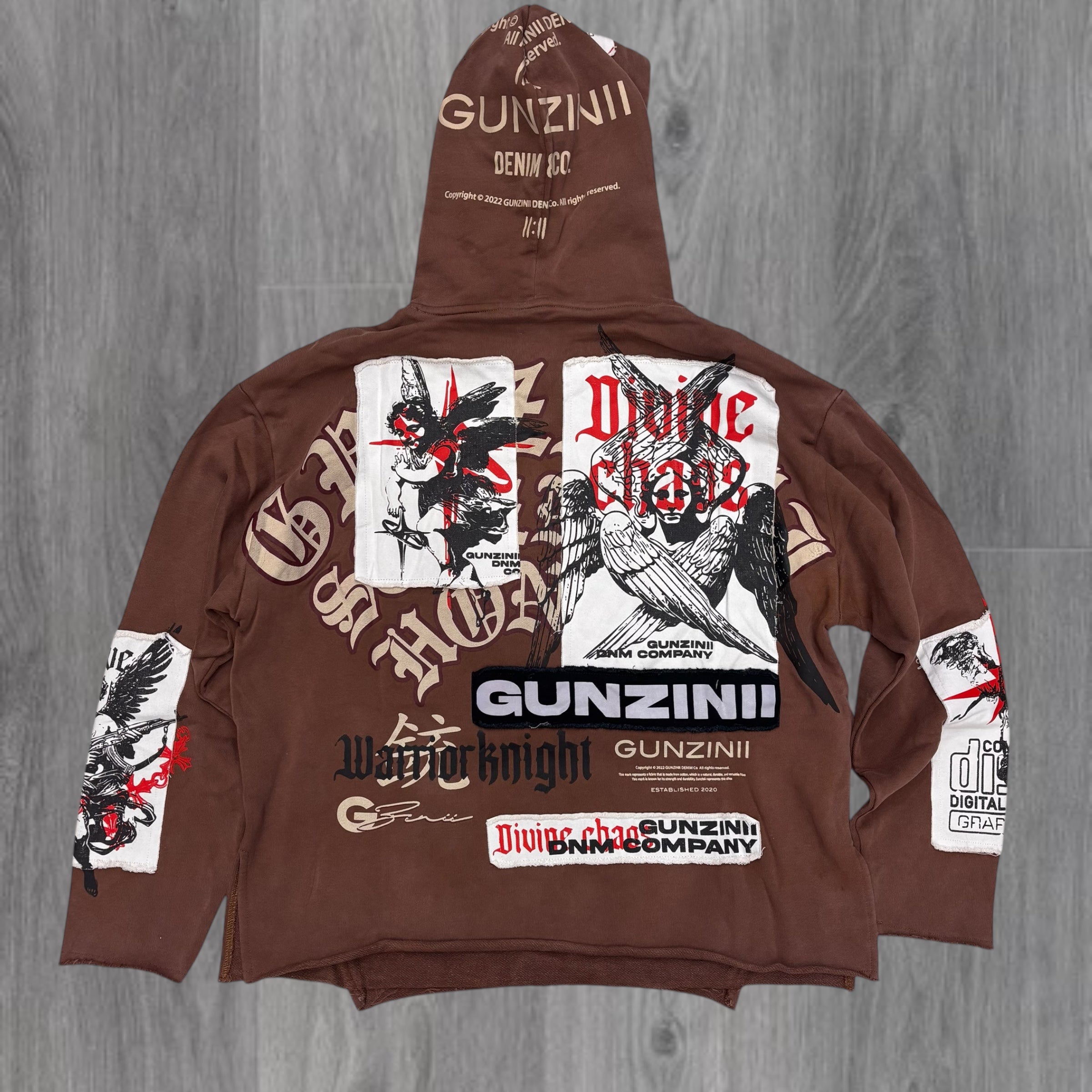 Gunzinii - Divine Hoodie - Brown - GZ848
