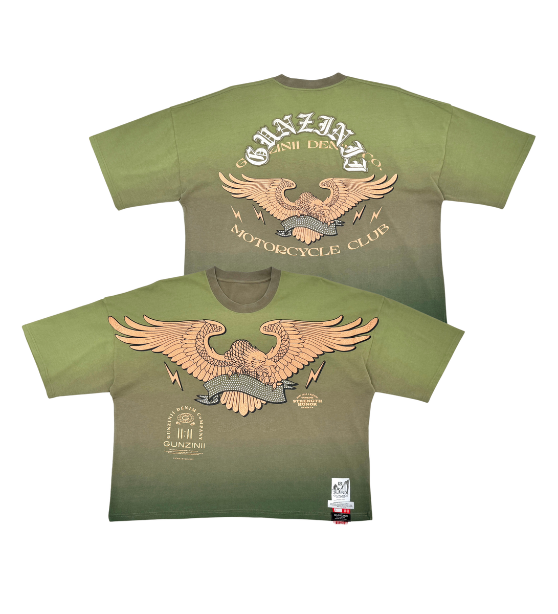 Gunzinii Vintage Tee Green GZ557