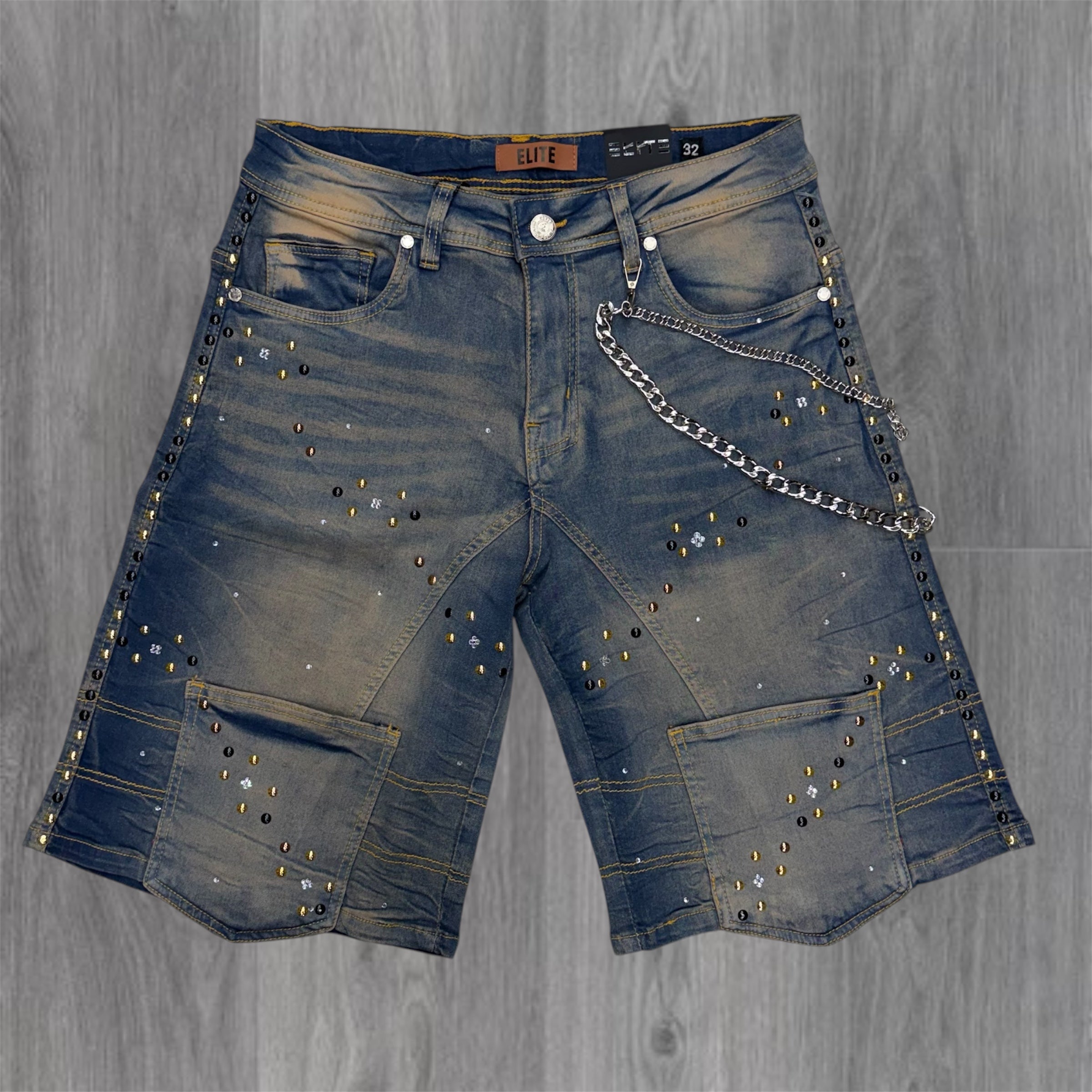 Elite - Movie Star Denim Shorts - Vintage - 19471