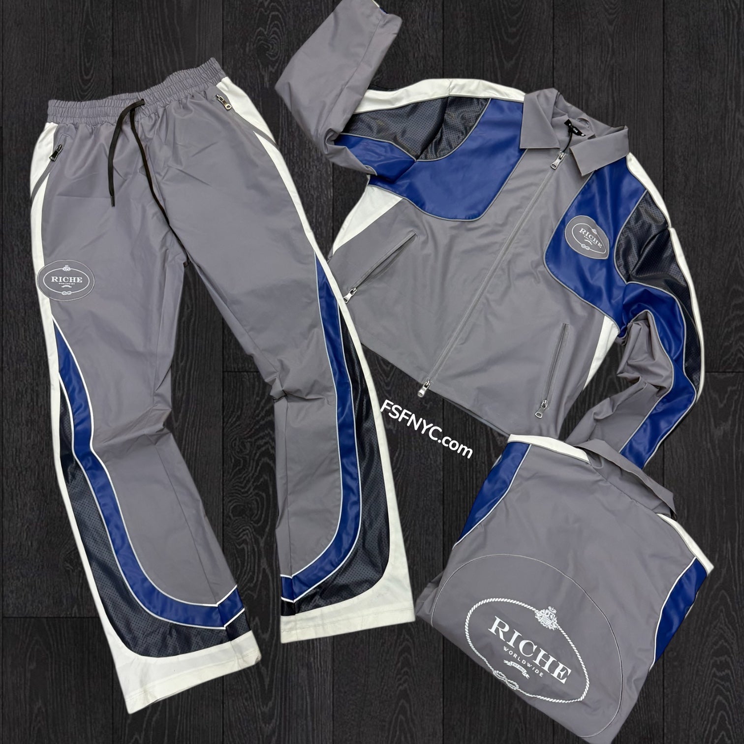 VR - FSFNYC Exclusive Stacked Nylon Set - Grey