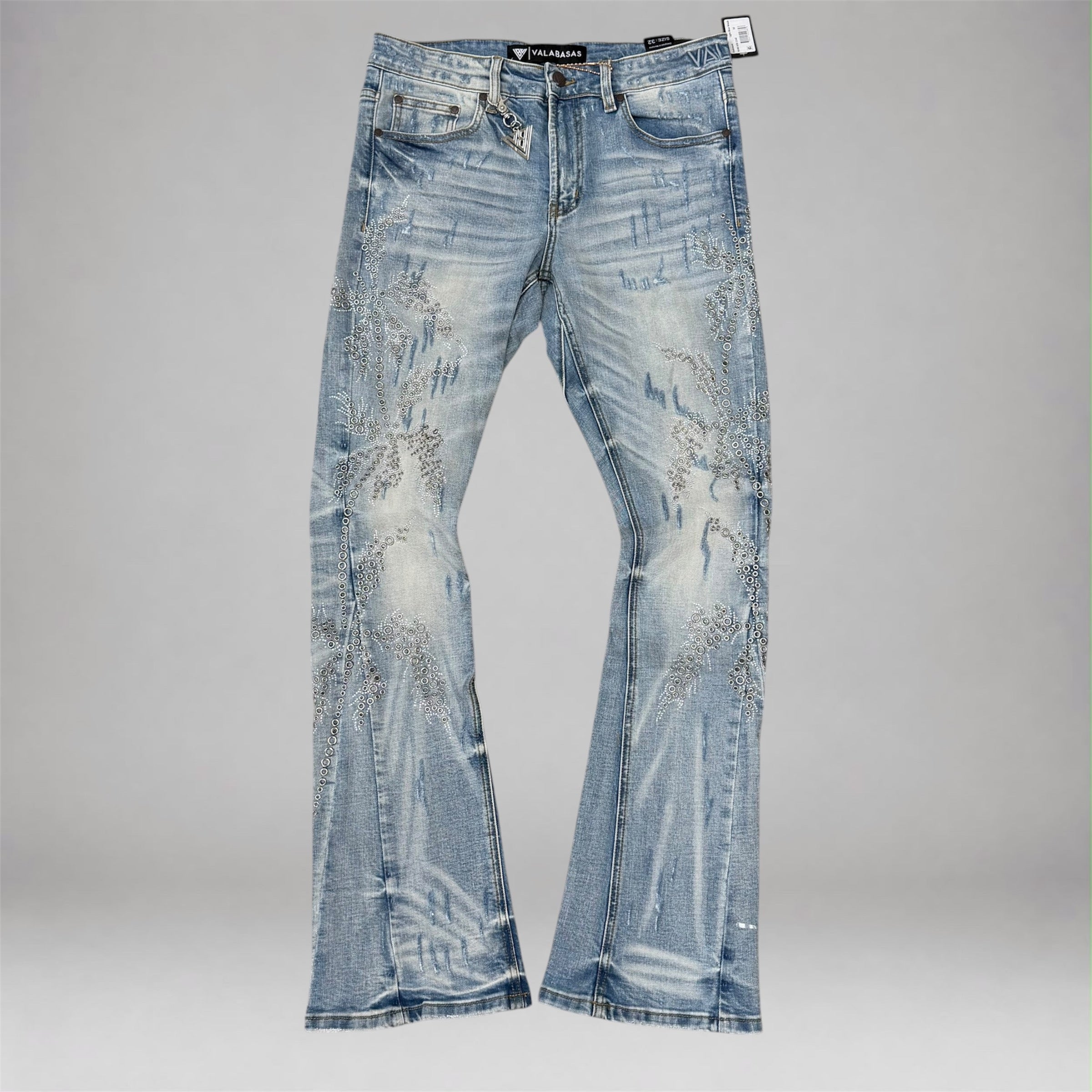 Valabasas - Oakmont Stacked Jeans - Lt Blue Wash 1142