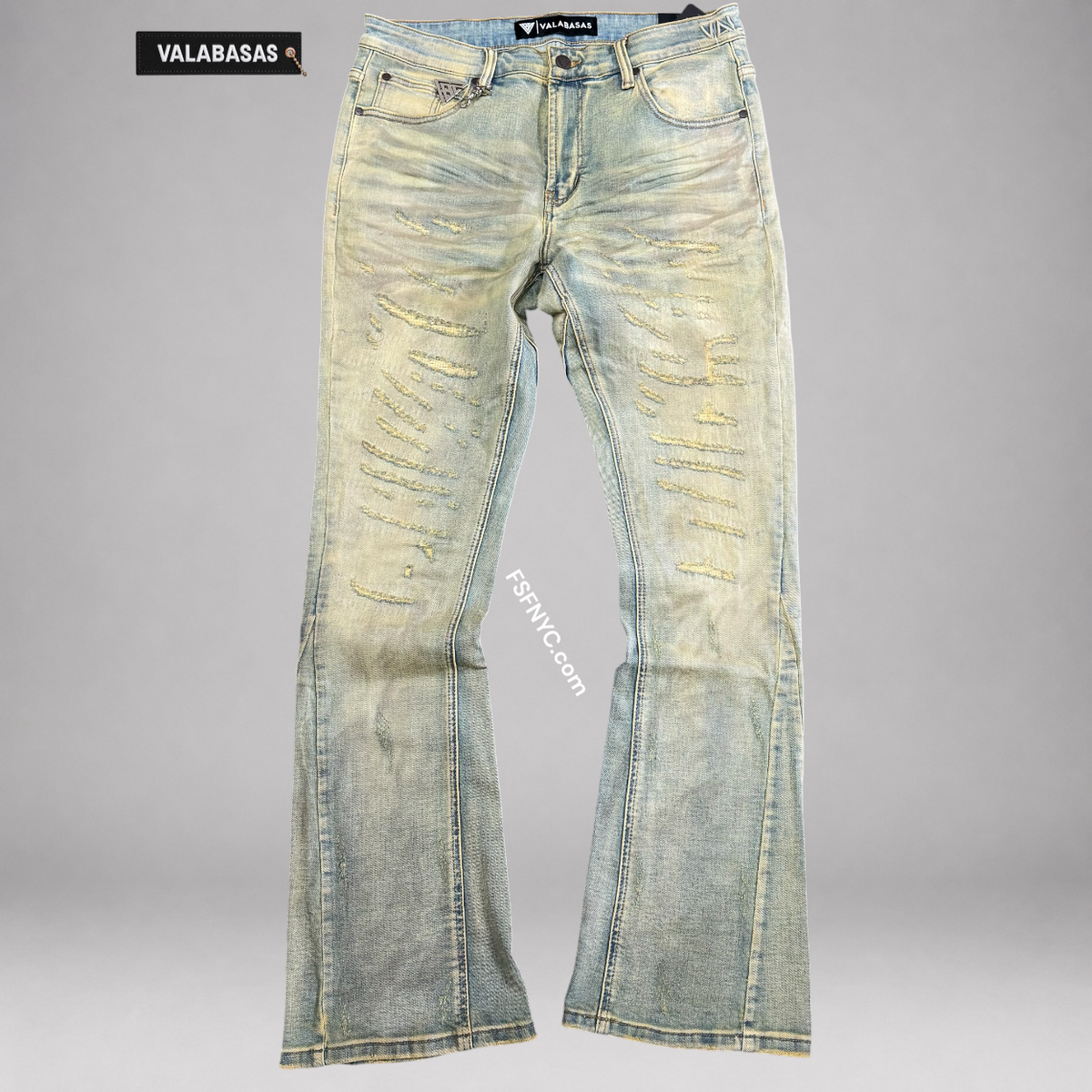 Valabasas - Thatch Stacked Denim - Vintage Wash - 1122