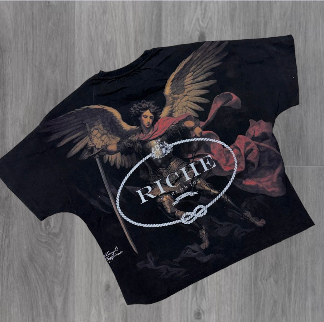 VR -Classic V T-shirt - Black 2039